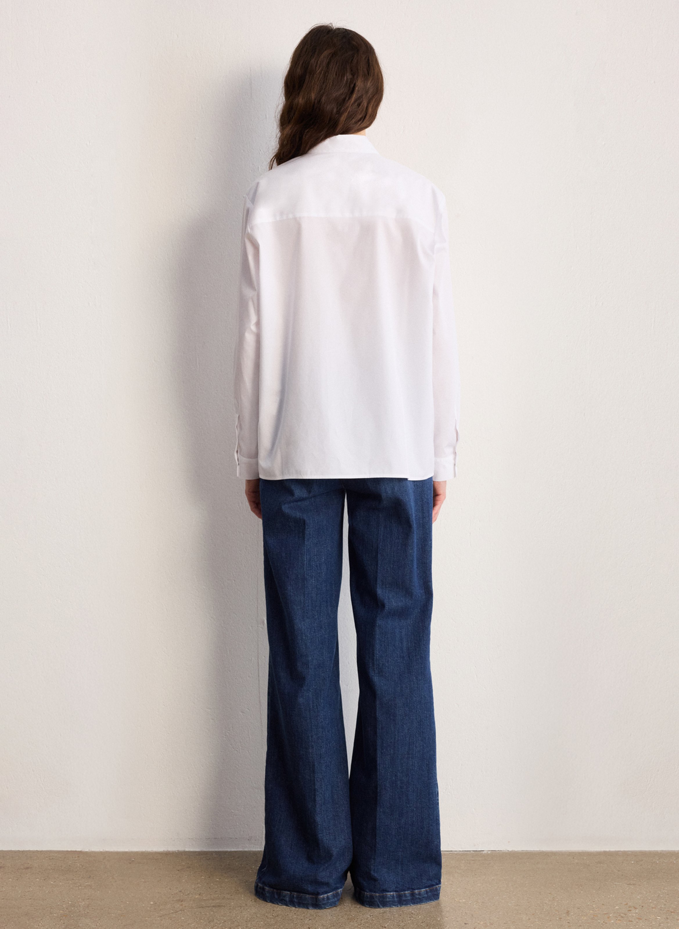 Colonel plain shirt PABLO White