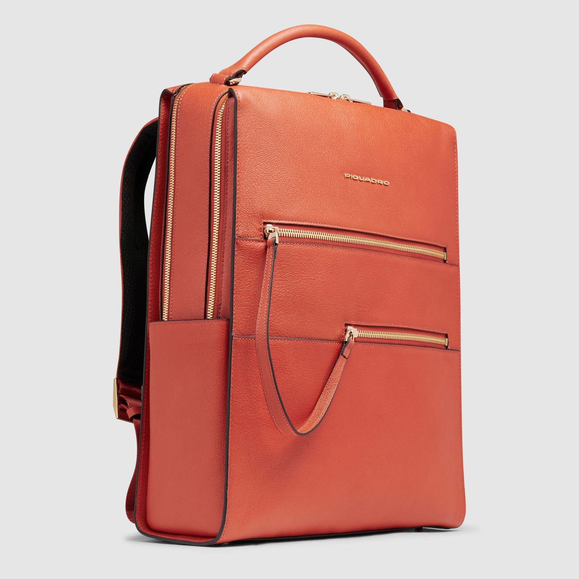 Women's backpack for 15.6" laptop PIQUADRO Orange