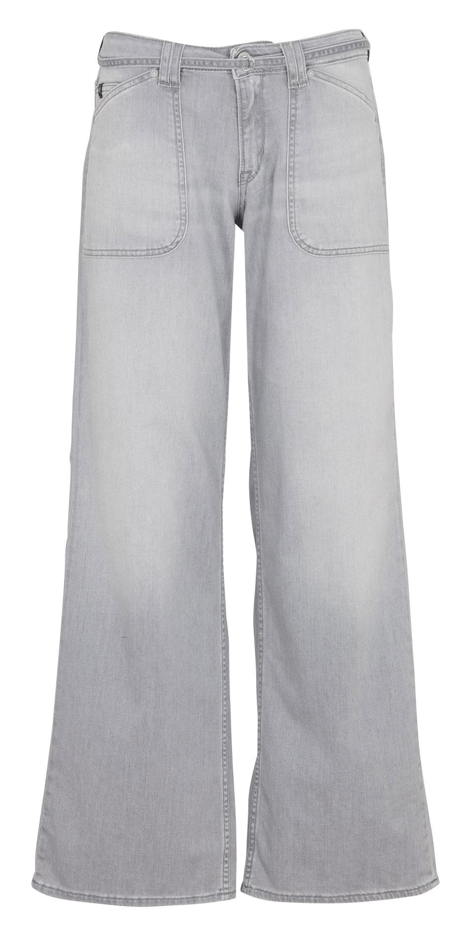 <p>Loose jeans, wide leg, length 34</p> LE TEMPS DES CERISES Grey