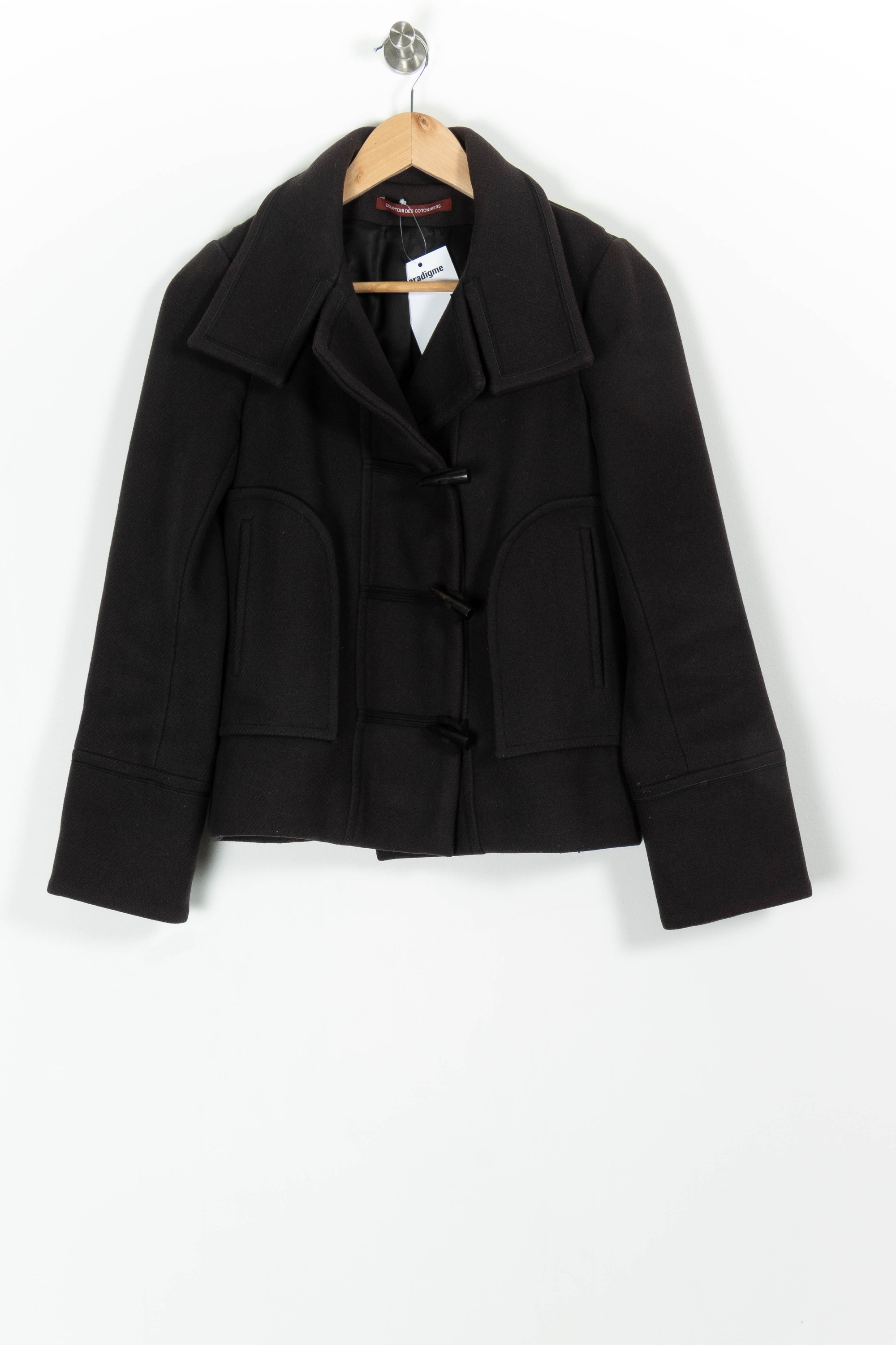 Manteau court COMPTOIR DES COTONNIERS - Seconde main Marron