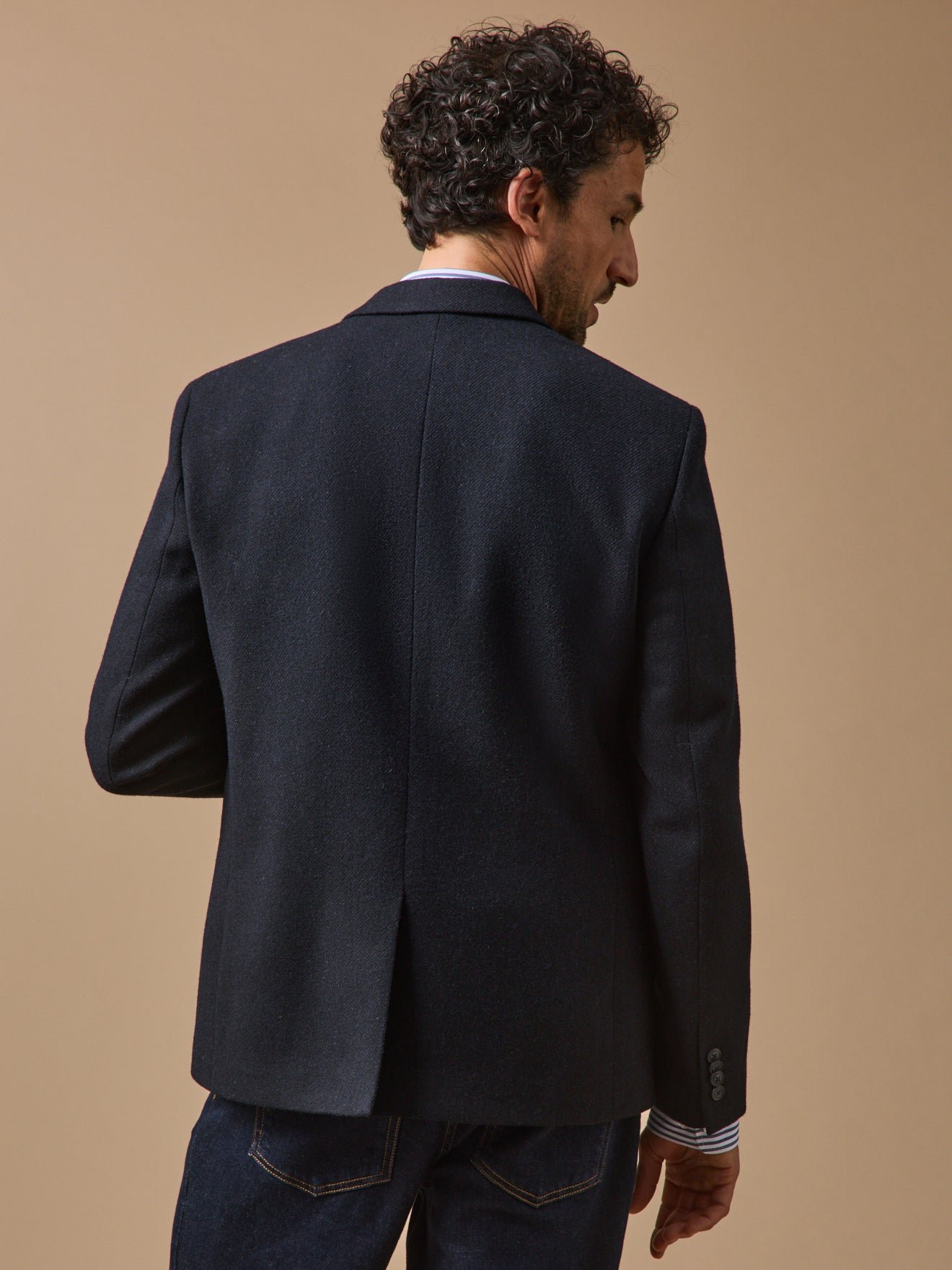 Wool blazer CYRILLUS Blue