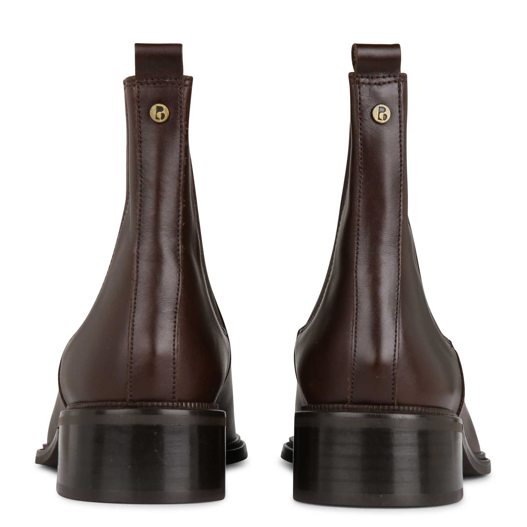 Chelsea Boots aus glattem Leder BOCAGE Braun