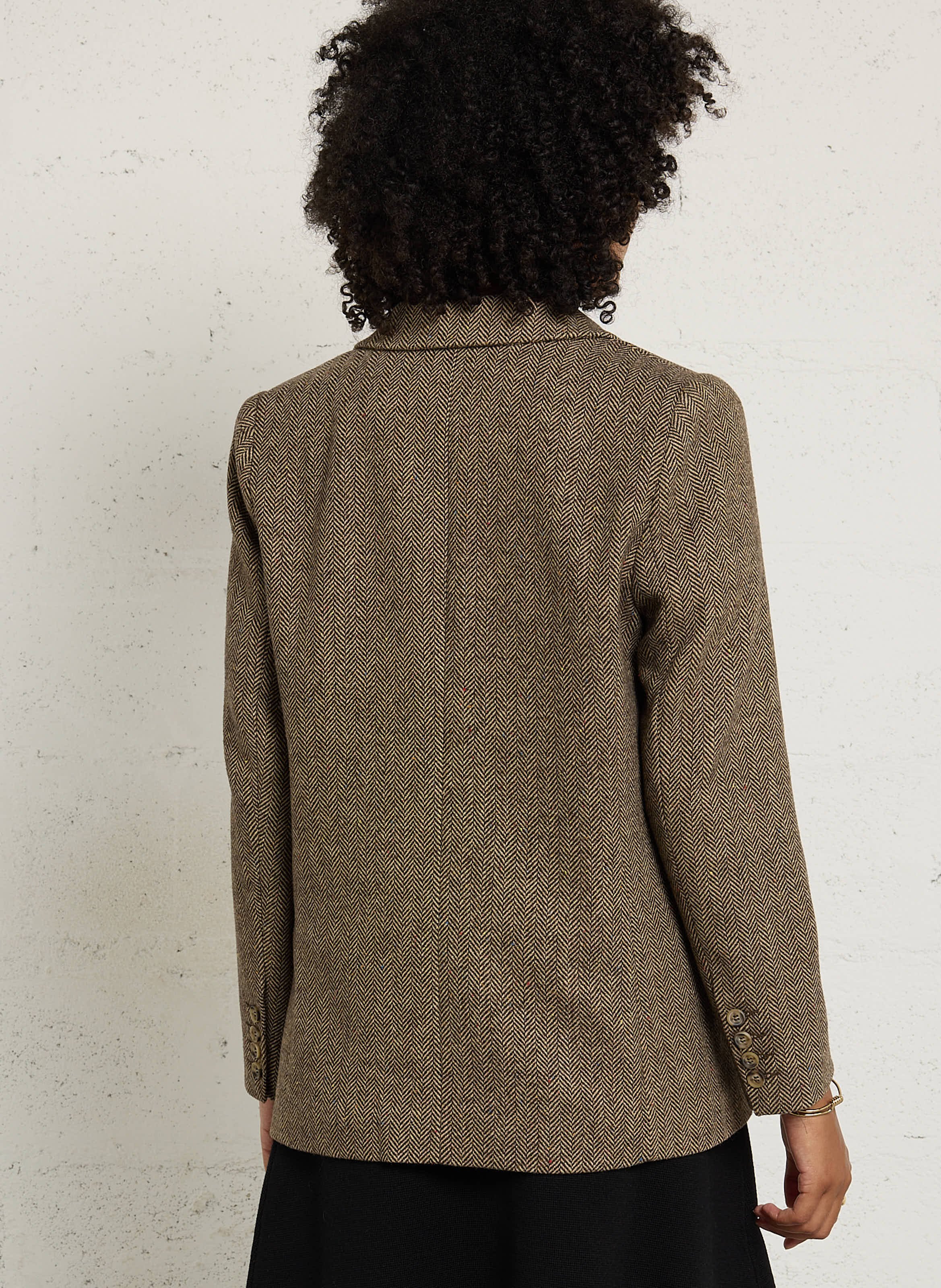 Gerade geschnittener Blazer mit Print JC SOPHIE Braun