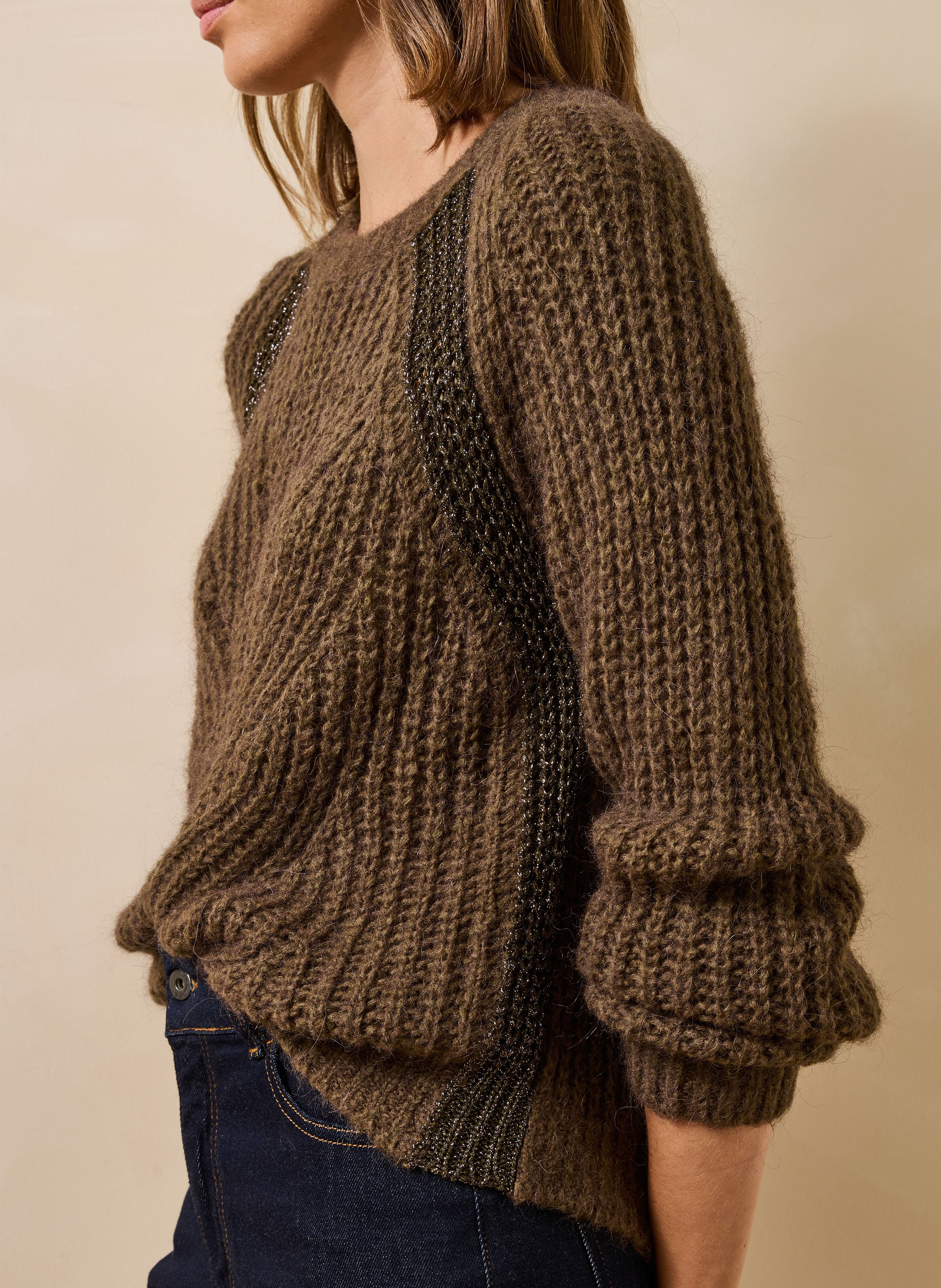 Weite Strickpullover LA FEE MARABOUTEE Grun