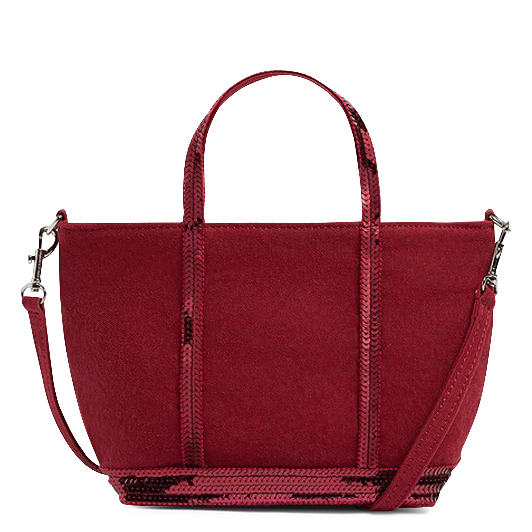 Mini canvas and sequin tote bag VANESSA BRUNO