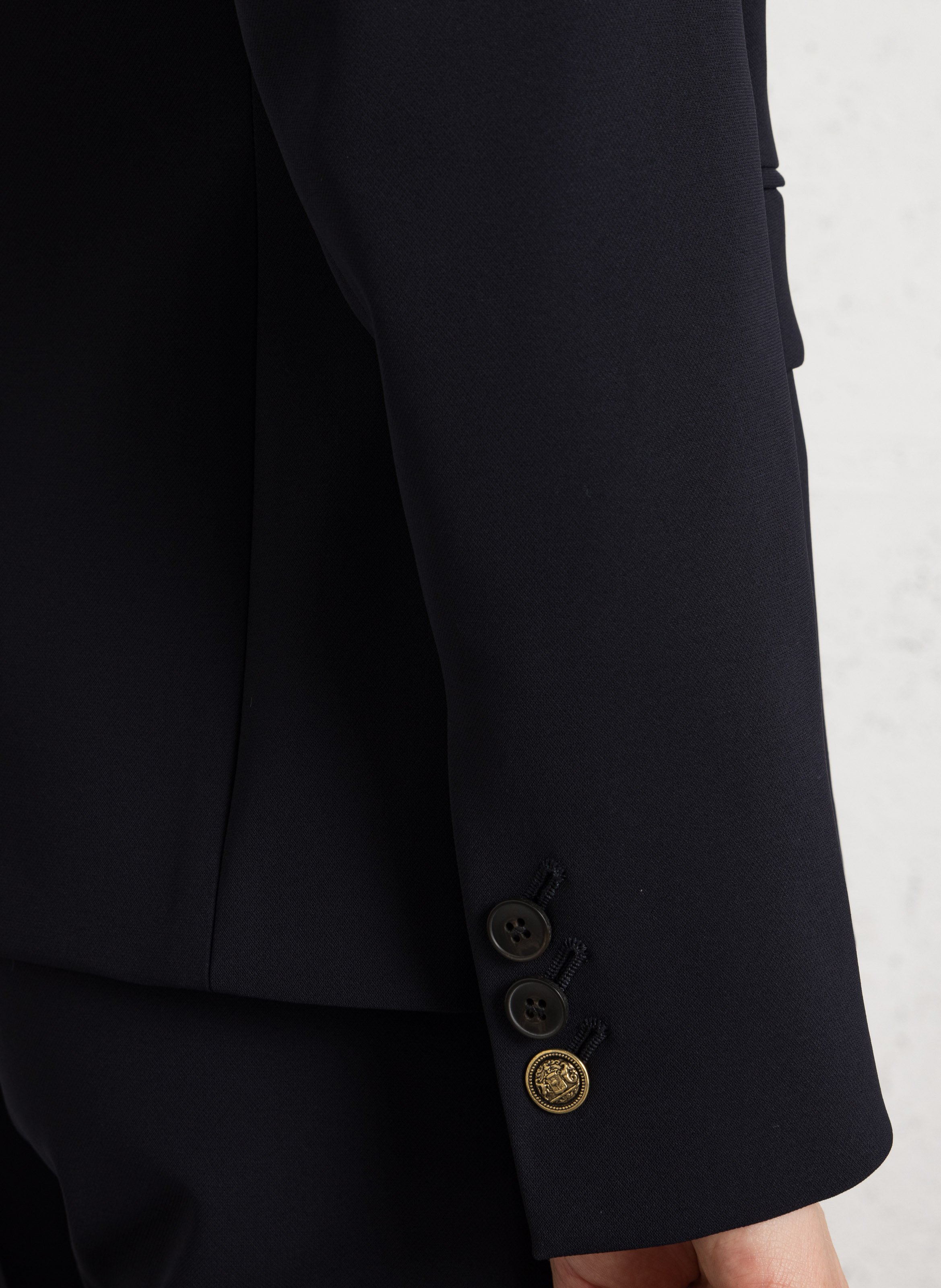 Klassieke rechte blazer met kraag MAISON 123 Blauw