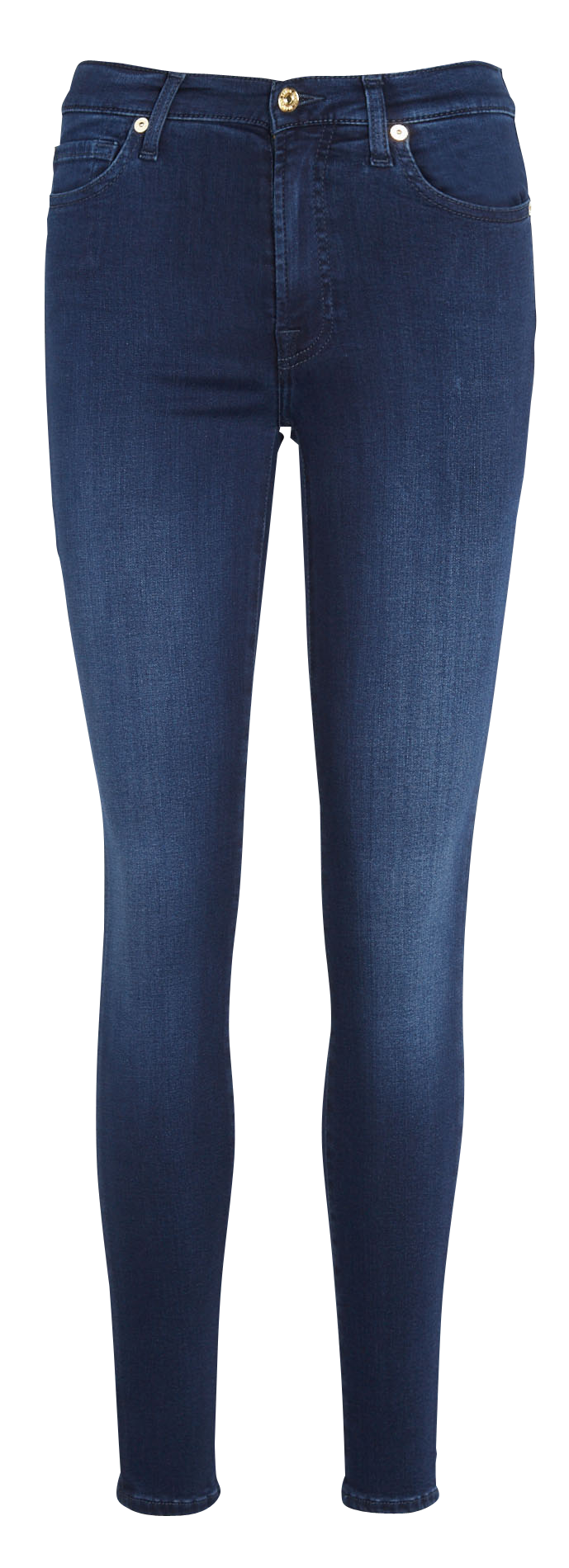 Skinny jeans met hoge taille 7 FOR ALL MANKIND Blauw