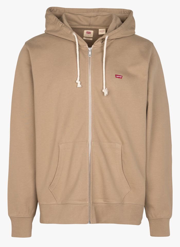 Zip up Cotton Hoodie Fog Levi s Men Place des Tendances