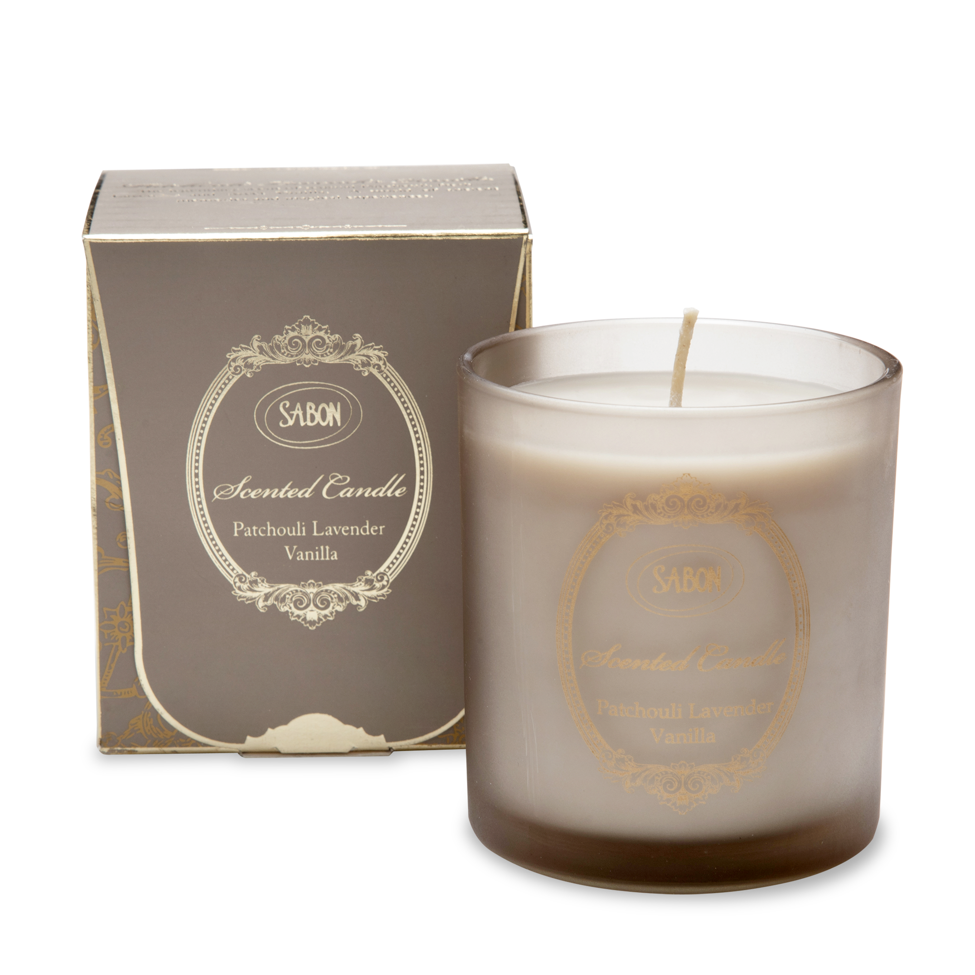 Scented Candle Patchouli Vanilla Lavender SABON No color