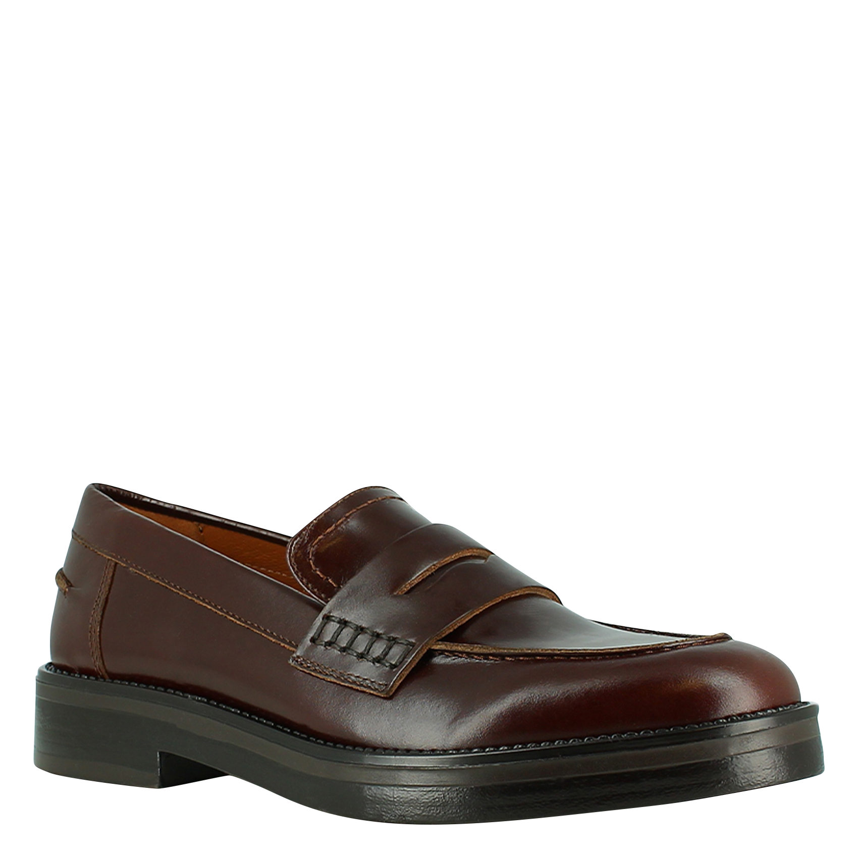 Soft leather moccasins JONAK Brown