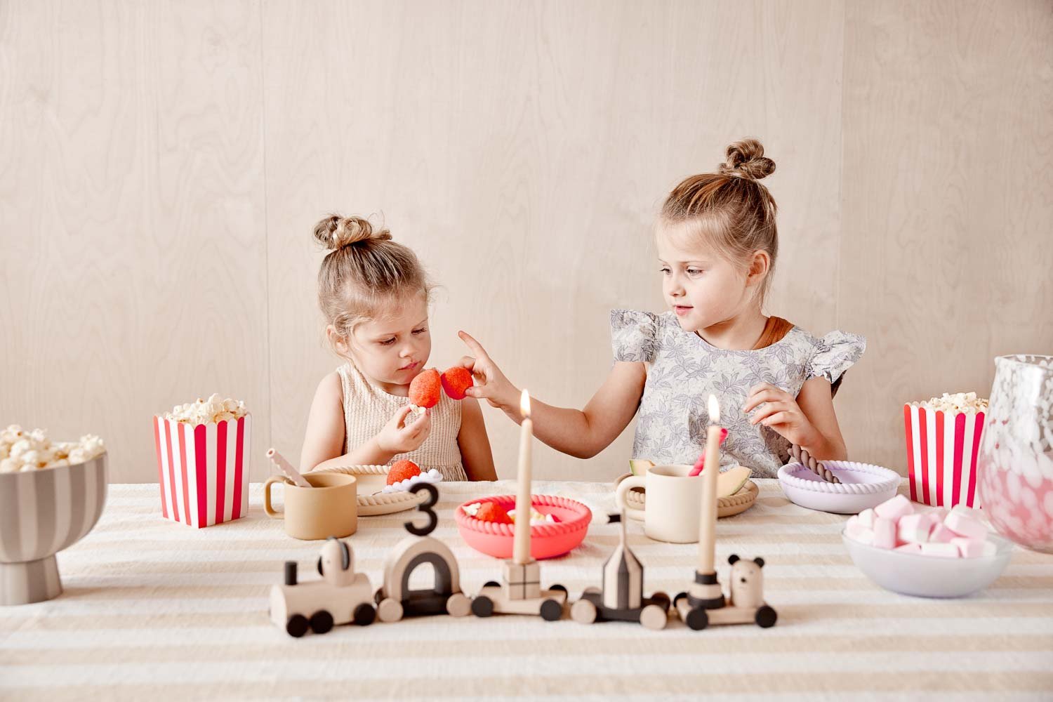 Assiette et bol OYOY LIVING DESIGN Rouge