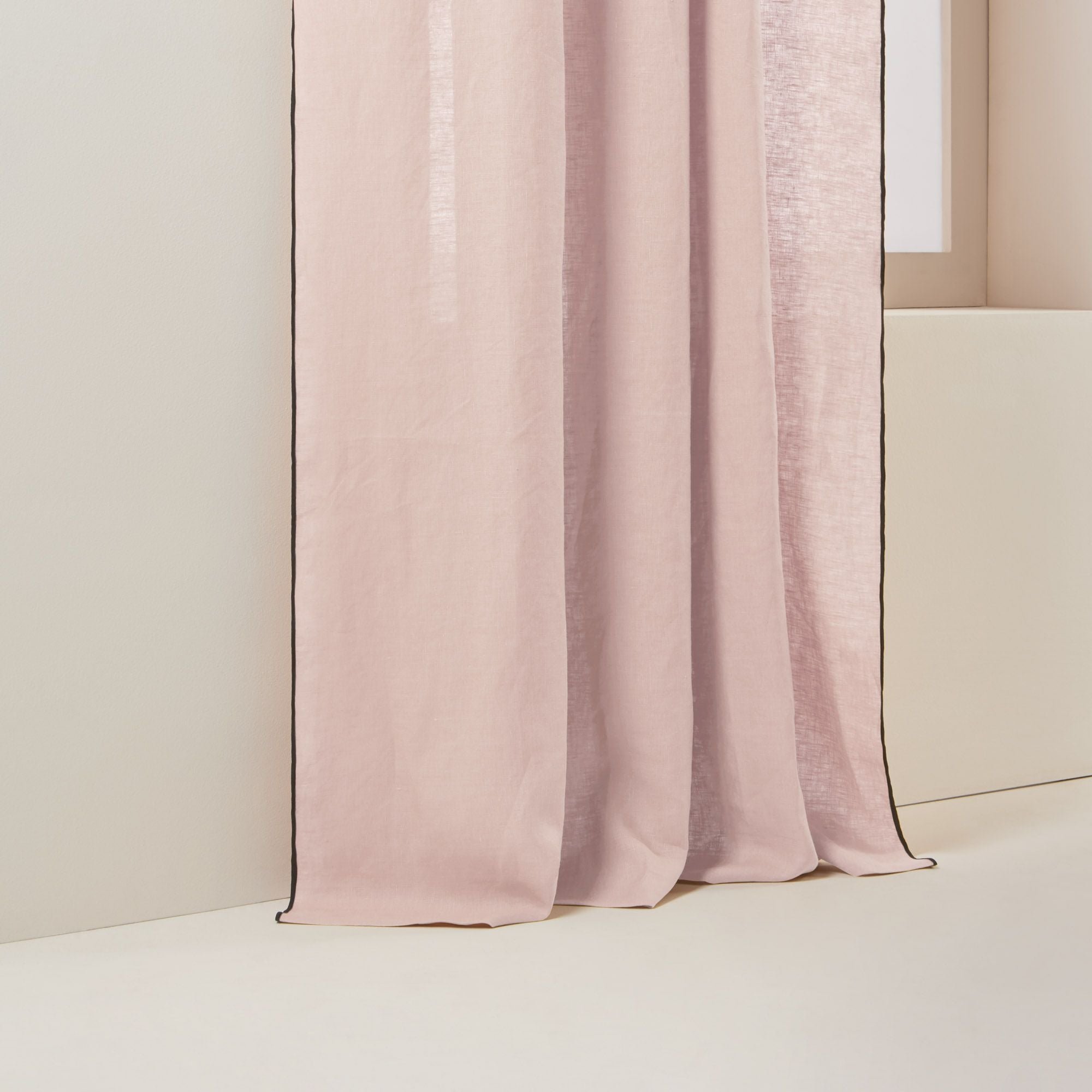 Curtain with gathering tape MADURA Pink