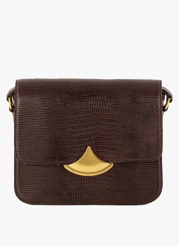 Schoudertas Van Krokodillenleer effect Browny Lezard Sessun Dames DIVILUZ MIMO E 02023 BROWNY LEZARD Place des Tendances Nederland