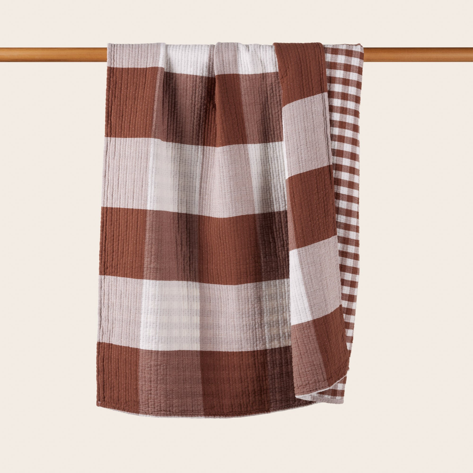Plaid MADURA Marron