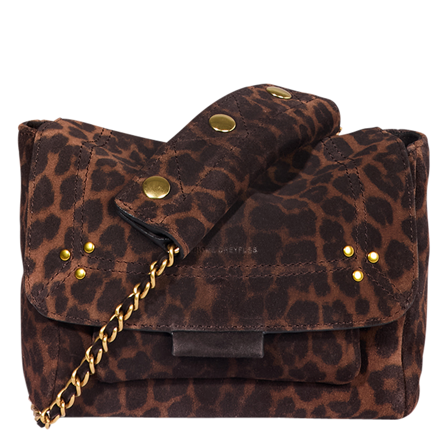 Leopard Print Crossbody Bag JEROME DREYFUSS Multicolored