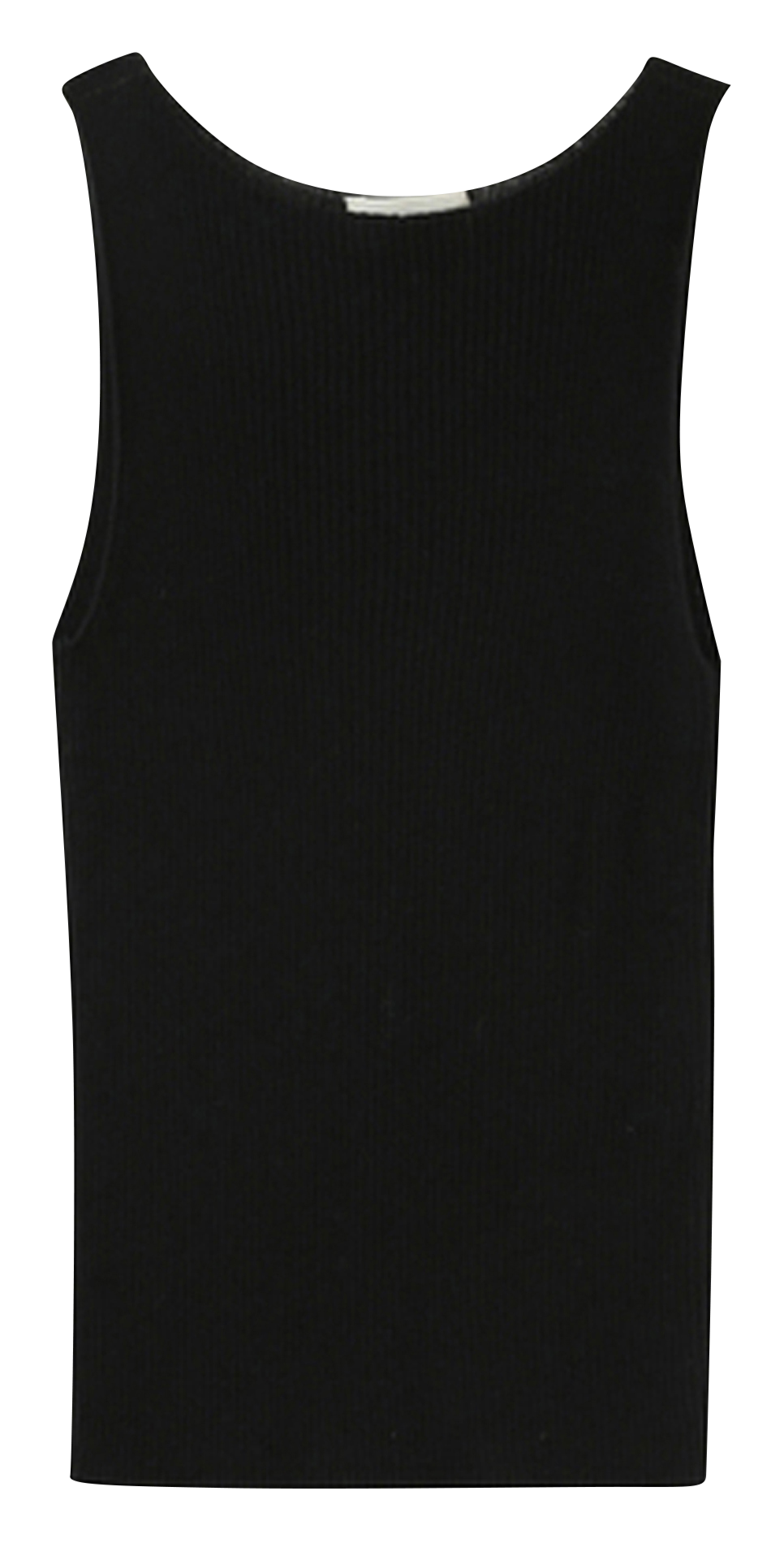 Knitted ribbed sleeveless top GRACE ET MILA Black