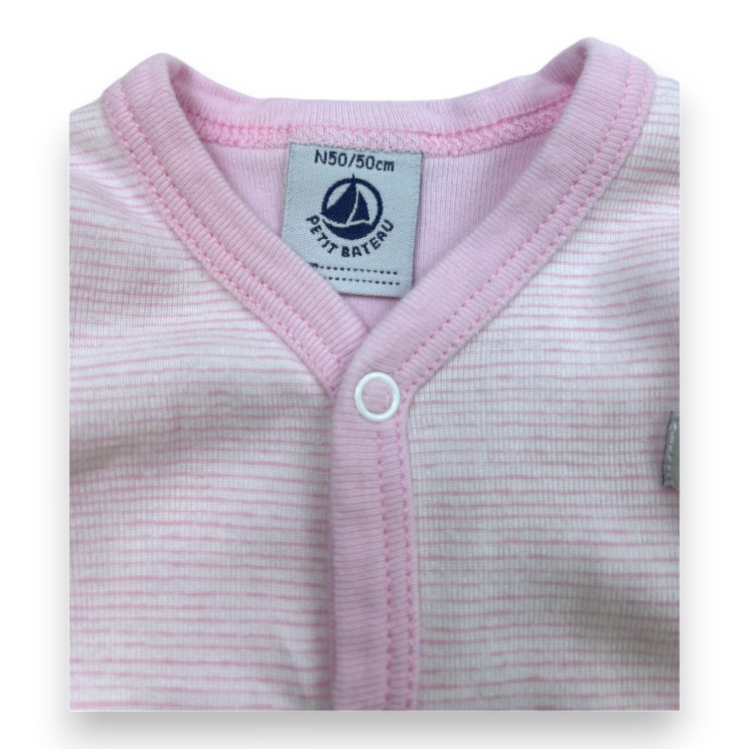Pink Baby Pyjamas - 0 months PETIT BATEAU - Seconde Main Pink