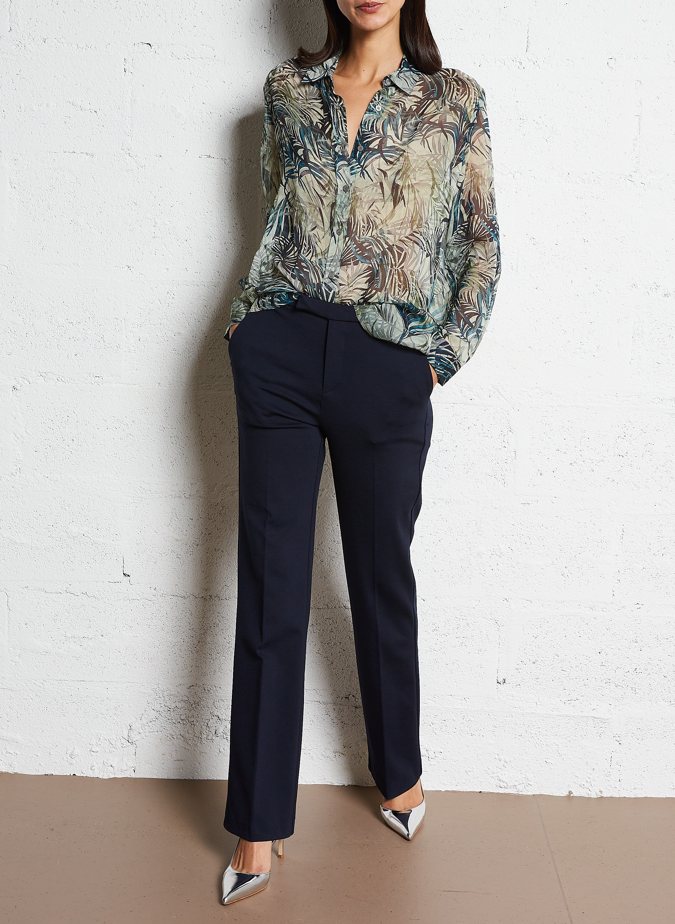 Carrot trousers IKKS Blue