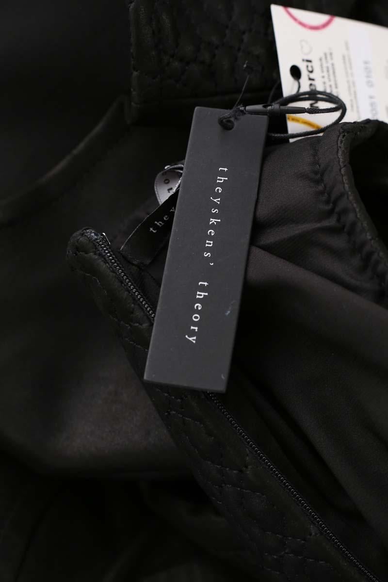 Leather dress THEORY - Seconde Main Black