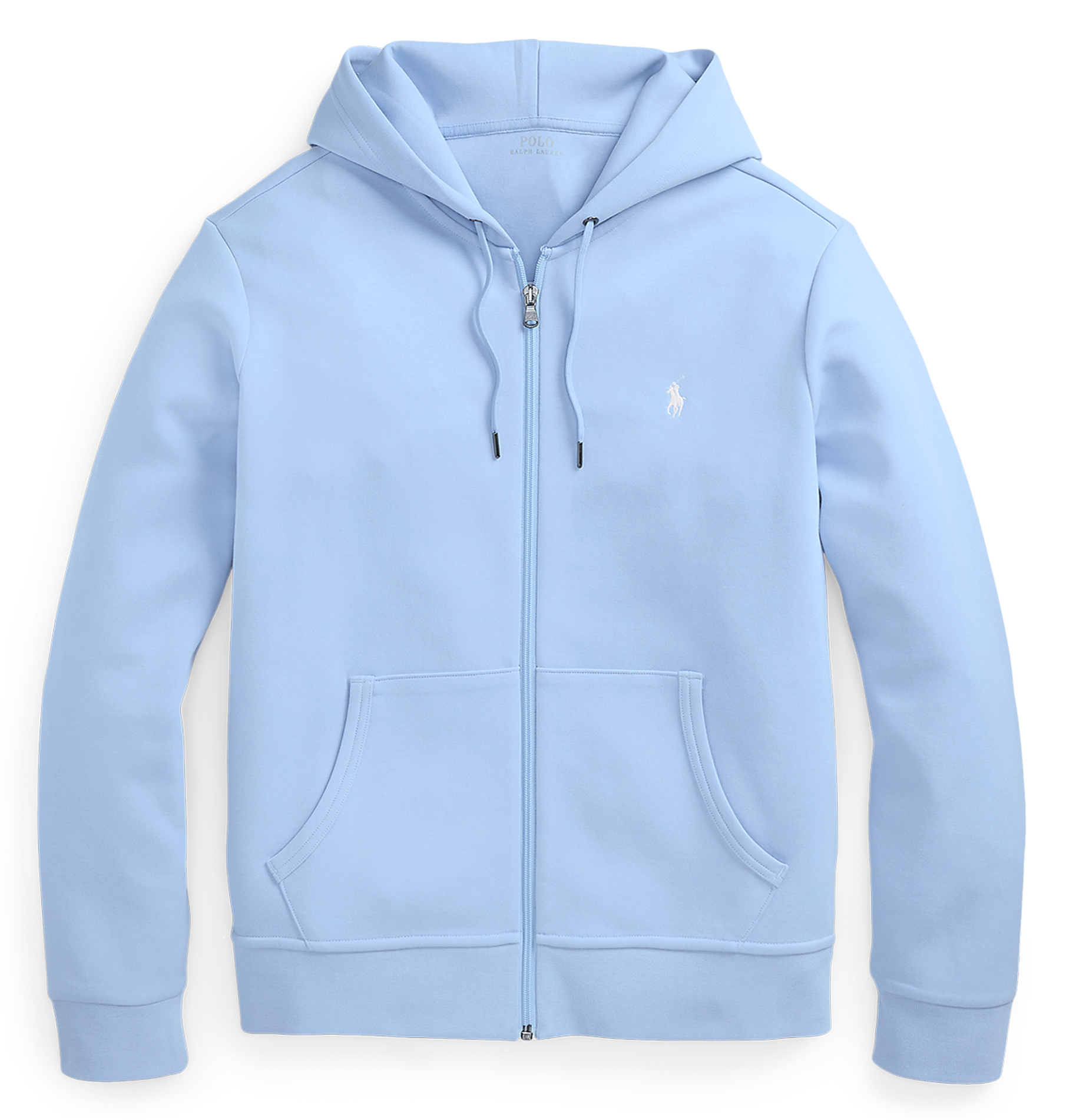 Zip-up soft cotton hoodie POLO RALPH LAUREN Blue