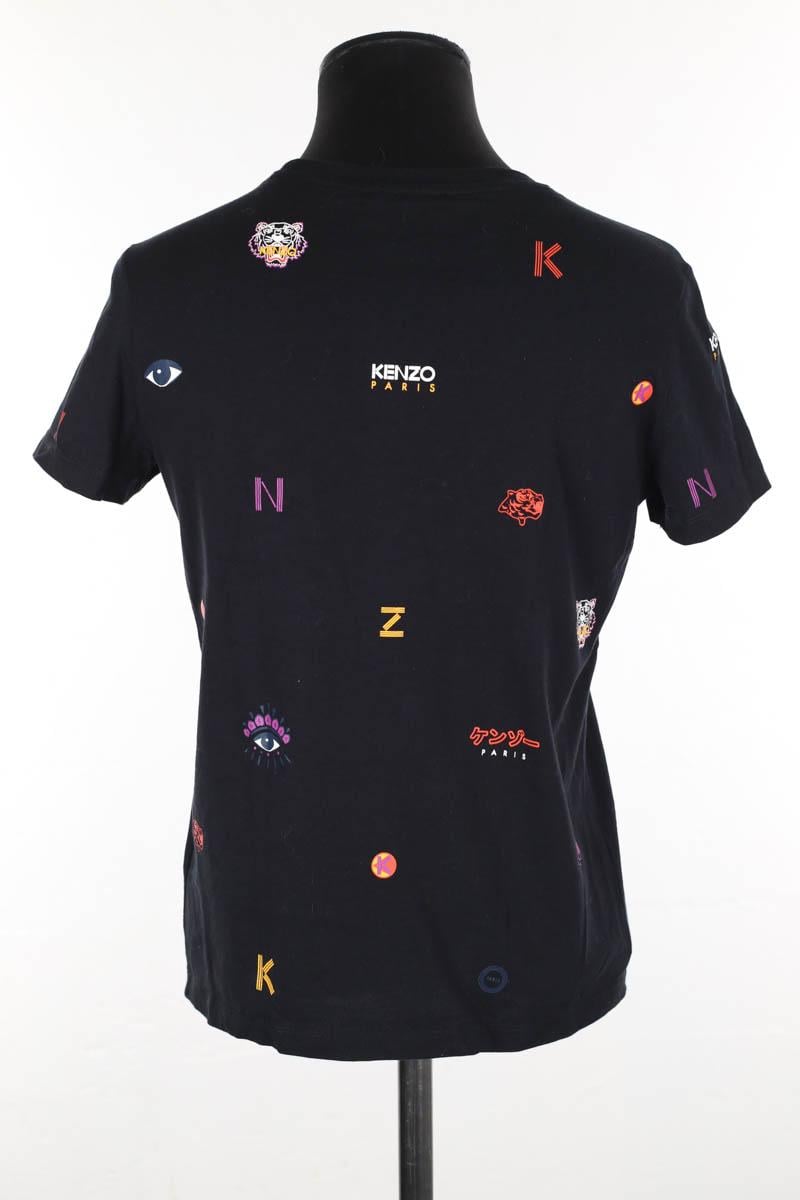 Cotton T-shirt KENZO - SECONDE MAIN Blue