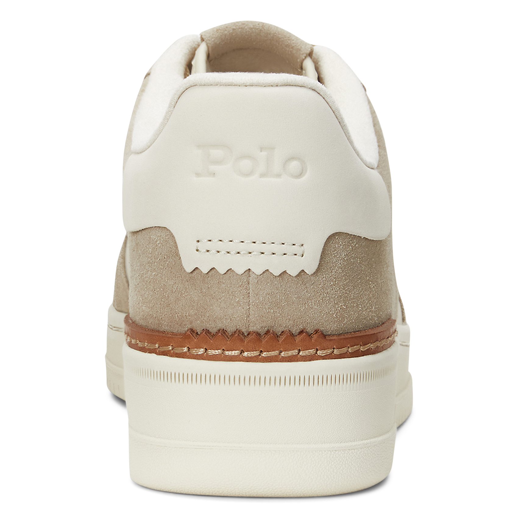 Baskets basses en cuir POLO RALPH LAUREN Beige