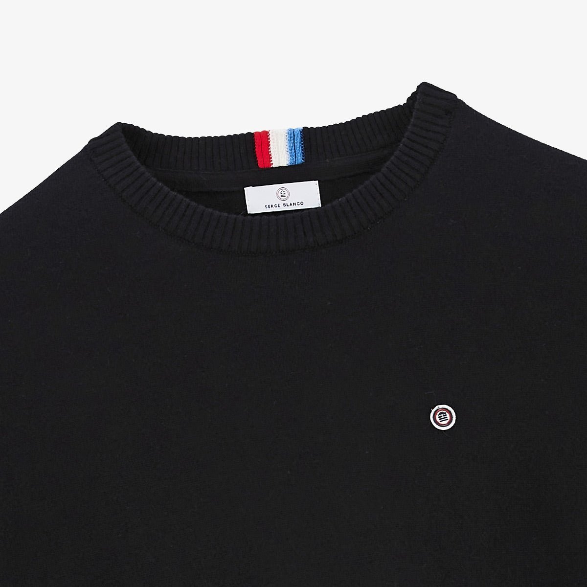 High-neck sweater SERGE BLANCO Black