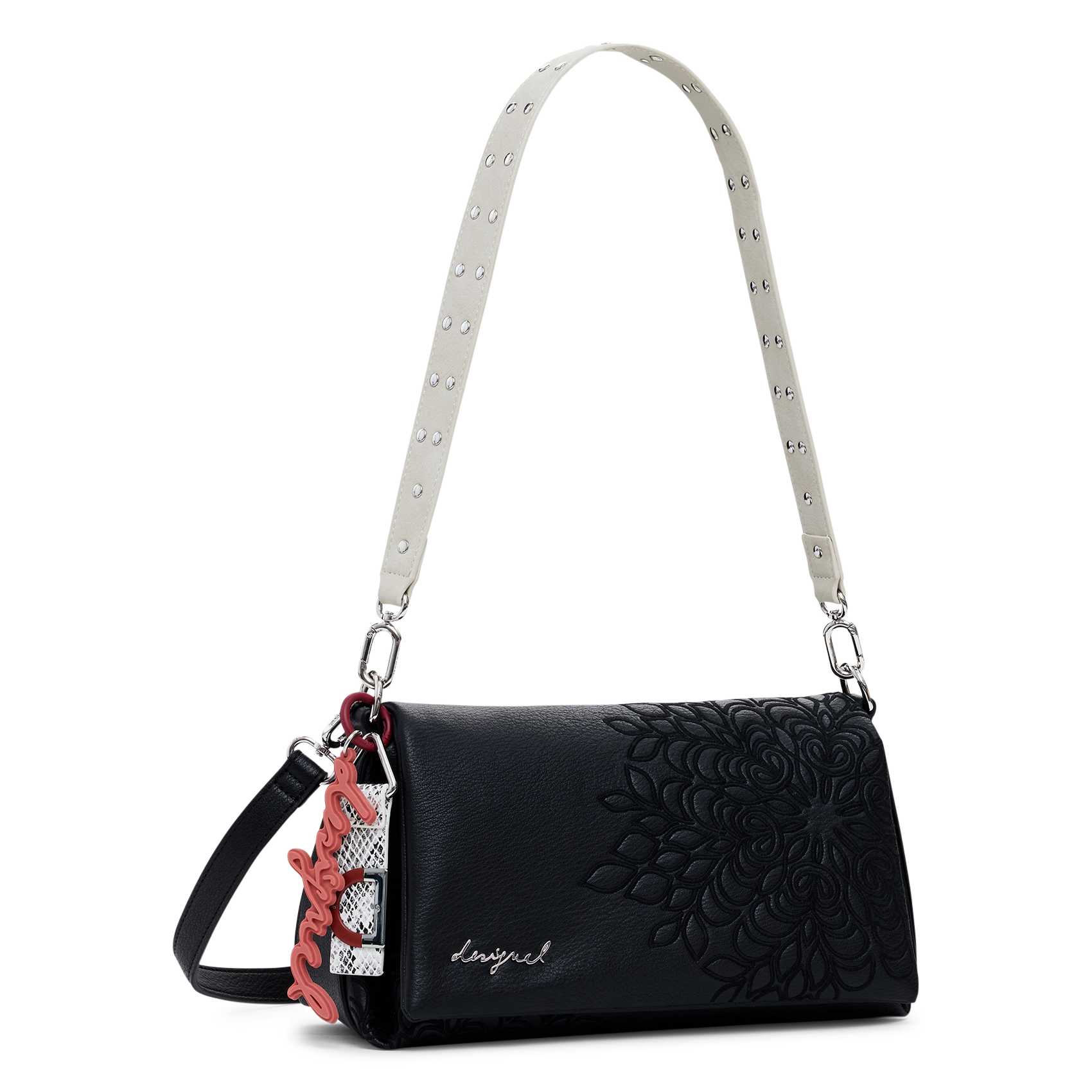 Sac bandoulière effet cuir DESIGUAL Noir