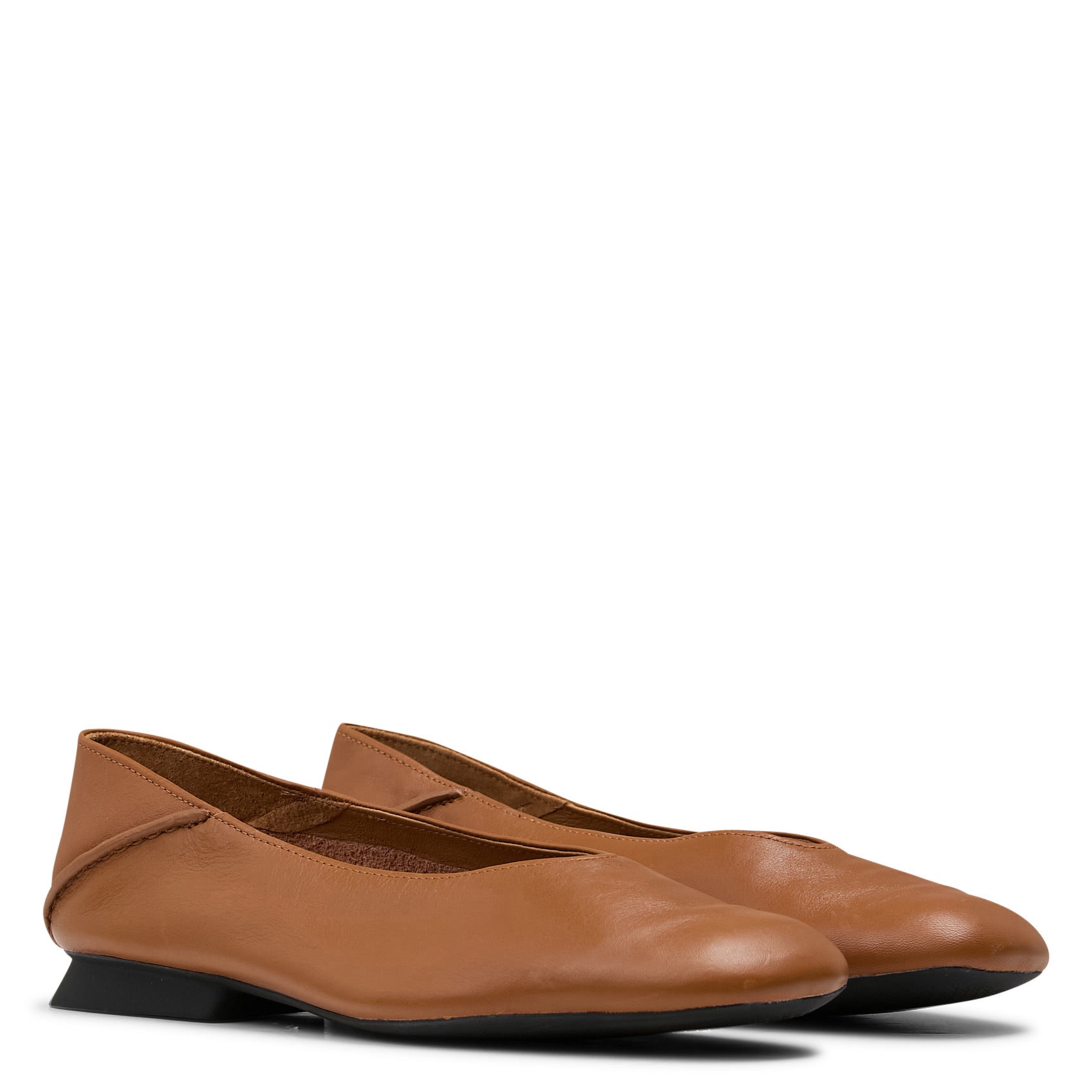 Ballerines en cuir CAMPER Marron