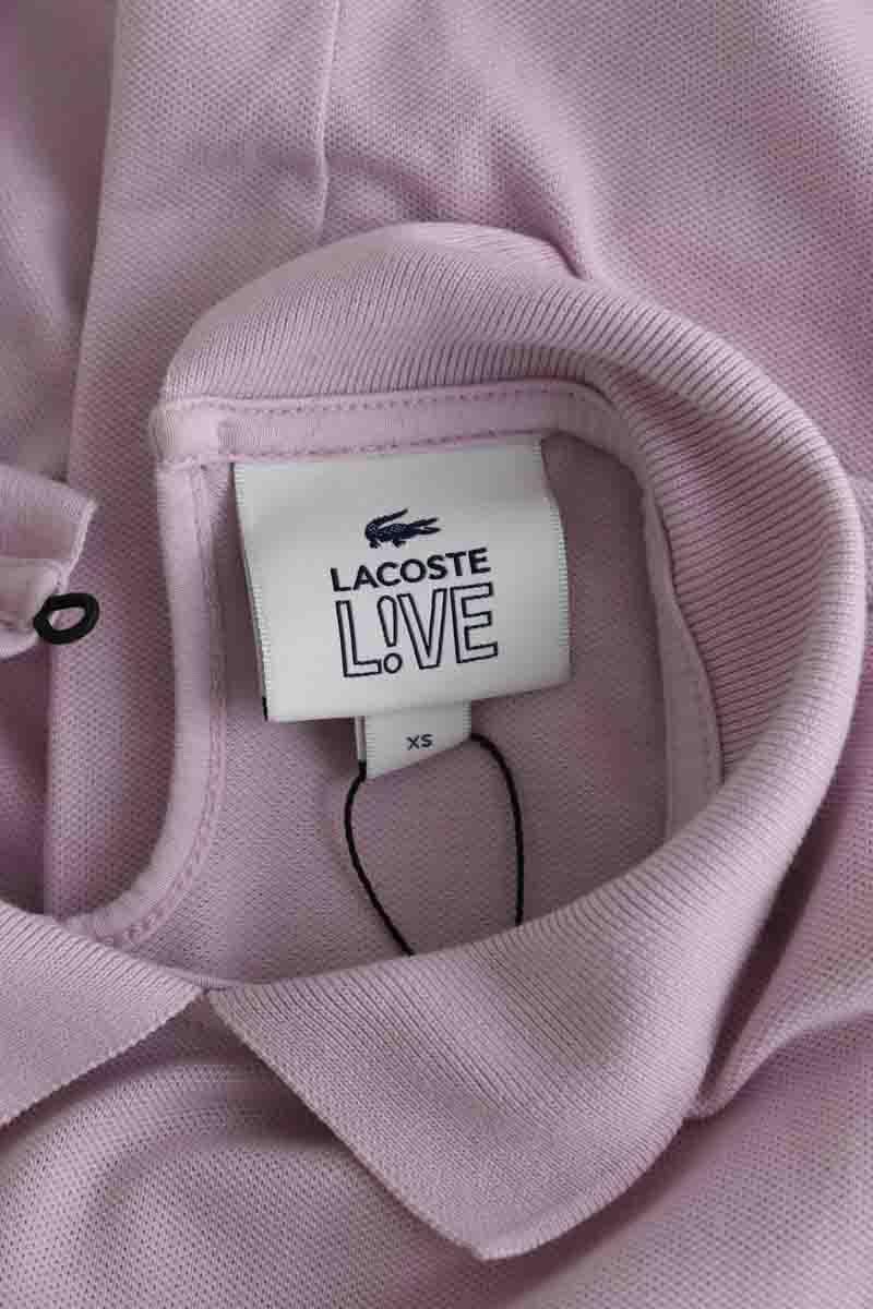 Cotton dress LACOSTE - SECONDE MAIN Purple