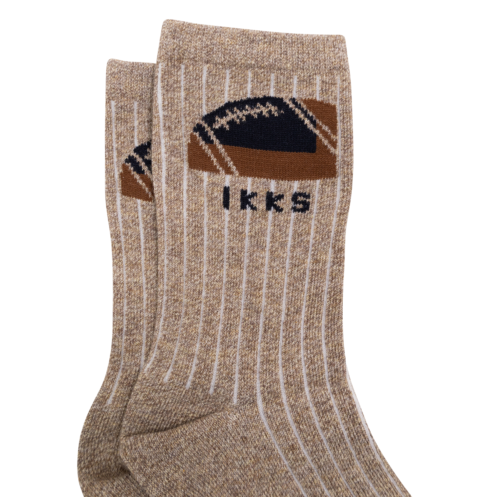 Lot de 3 paires de chaussettes en coton mélangé imprimé IKKS JUNIOR Bleu
