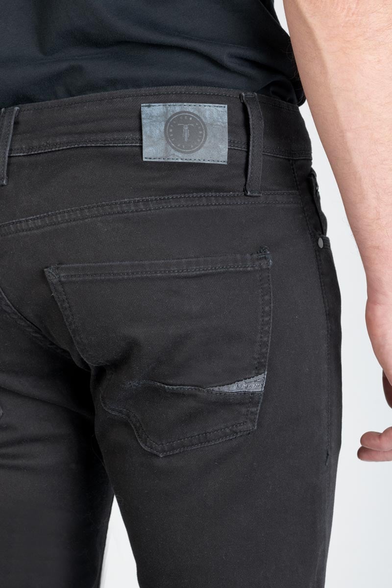 Slim blue jogg jeans 700/11, length 34 LE TEMPS DES CERISES Black