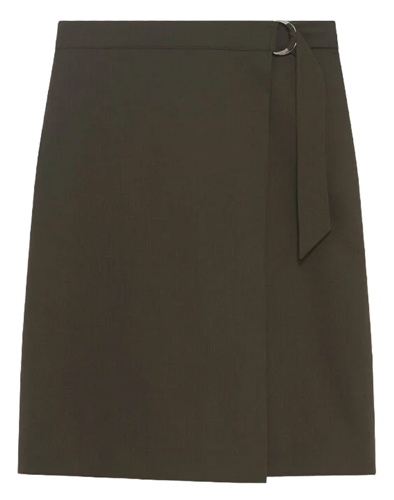 Plain short straight skirt CAROLL Green