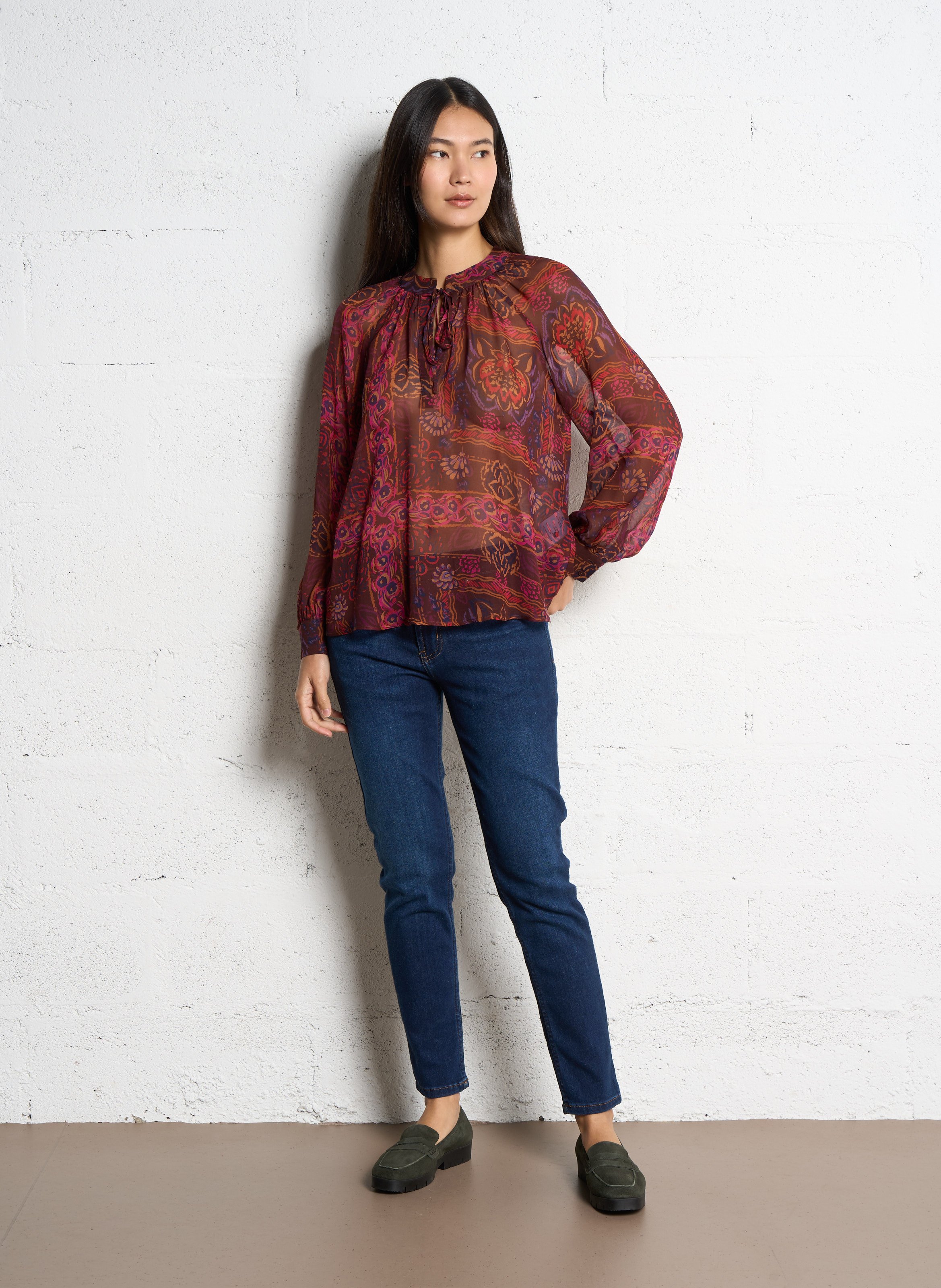 Cotton-blend boyfit jeans SUD EXPRESS Blue