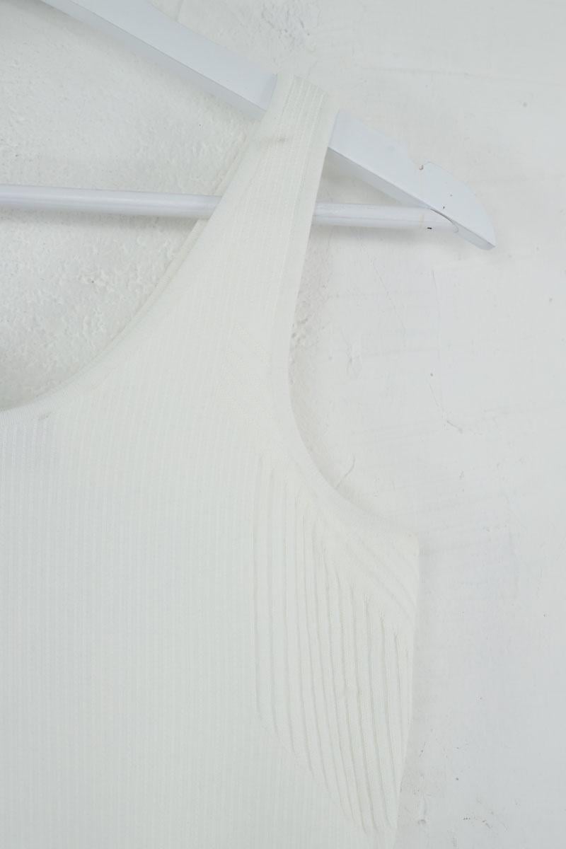 Azawood sleeveless top LACOSTE - SECONDE MAIN White