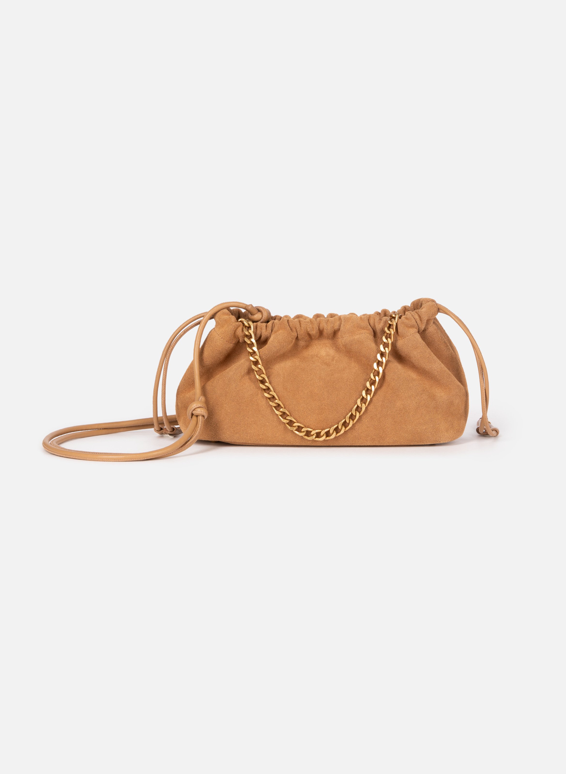 Taylor suede bag THE KOOPLES Brown