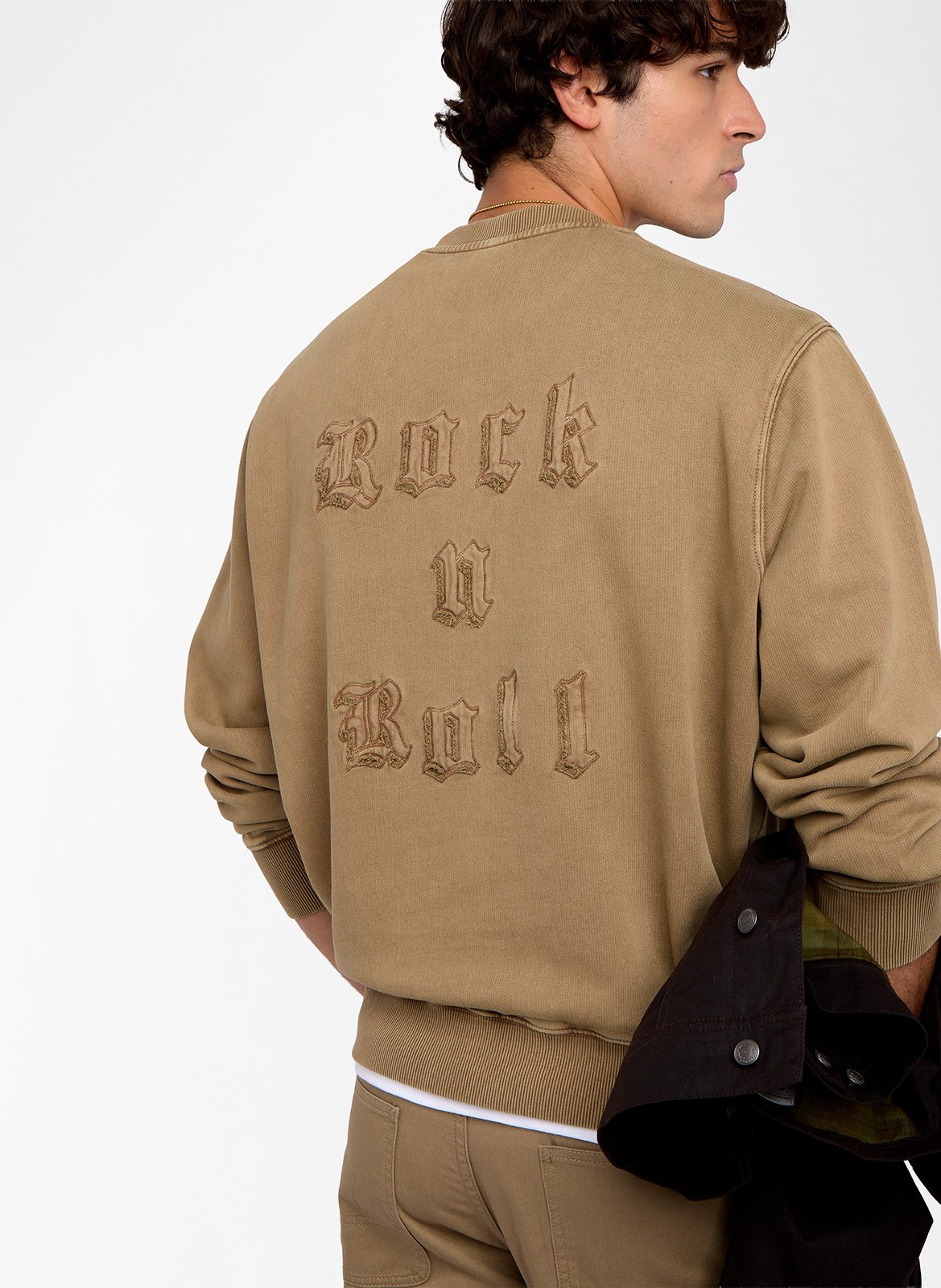 Straight sweatshirt with back embroideries ZADIG&VOLTAIRE Beige