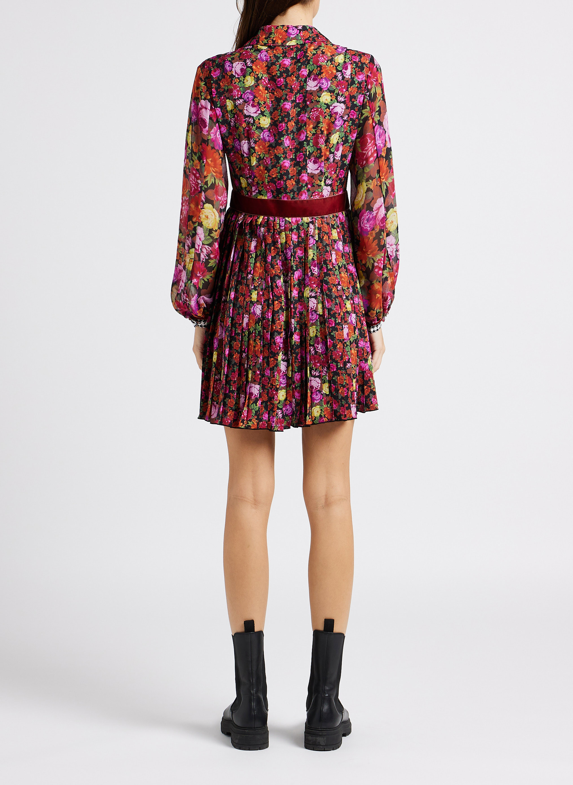 Robe chemise droite à col classique MAX&Co. Multicolore