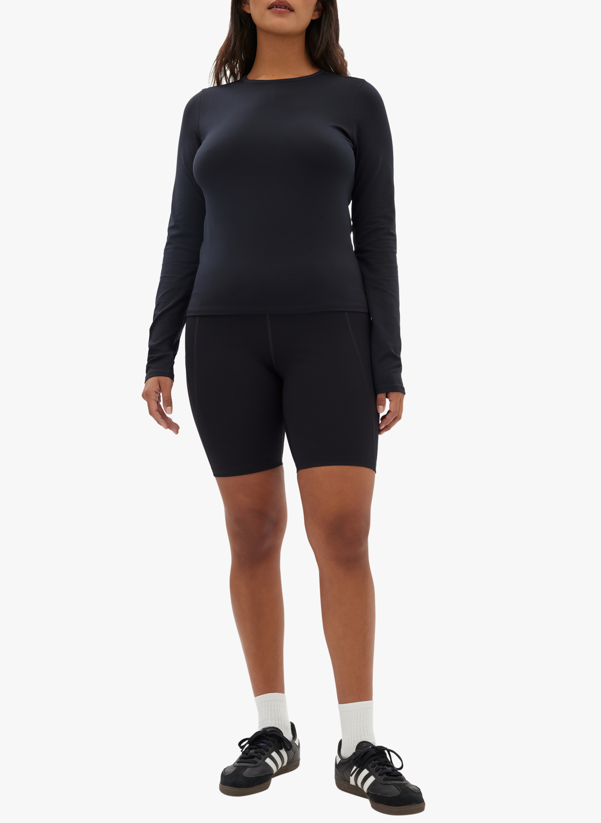 Tee-shirt de sport col rond  GIRLFRIEND COLLECTIVE Noir