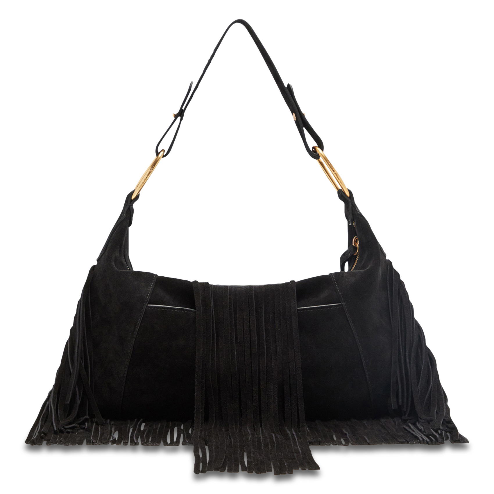 Leather clutch bag VANESSA BRUNO Black