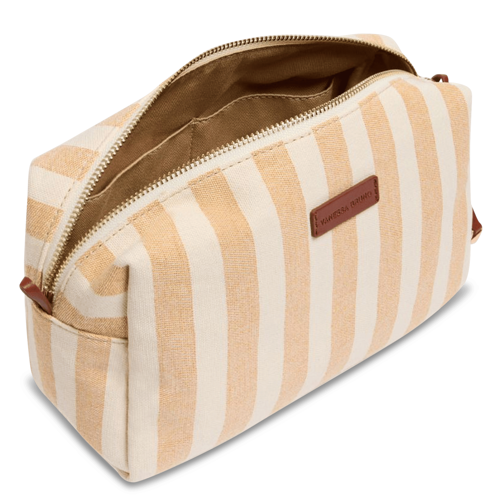 Trousse rayée en coton mélangé VANESSA BRUNO Jaune