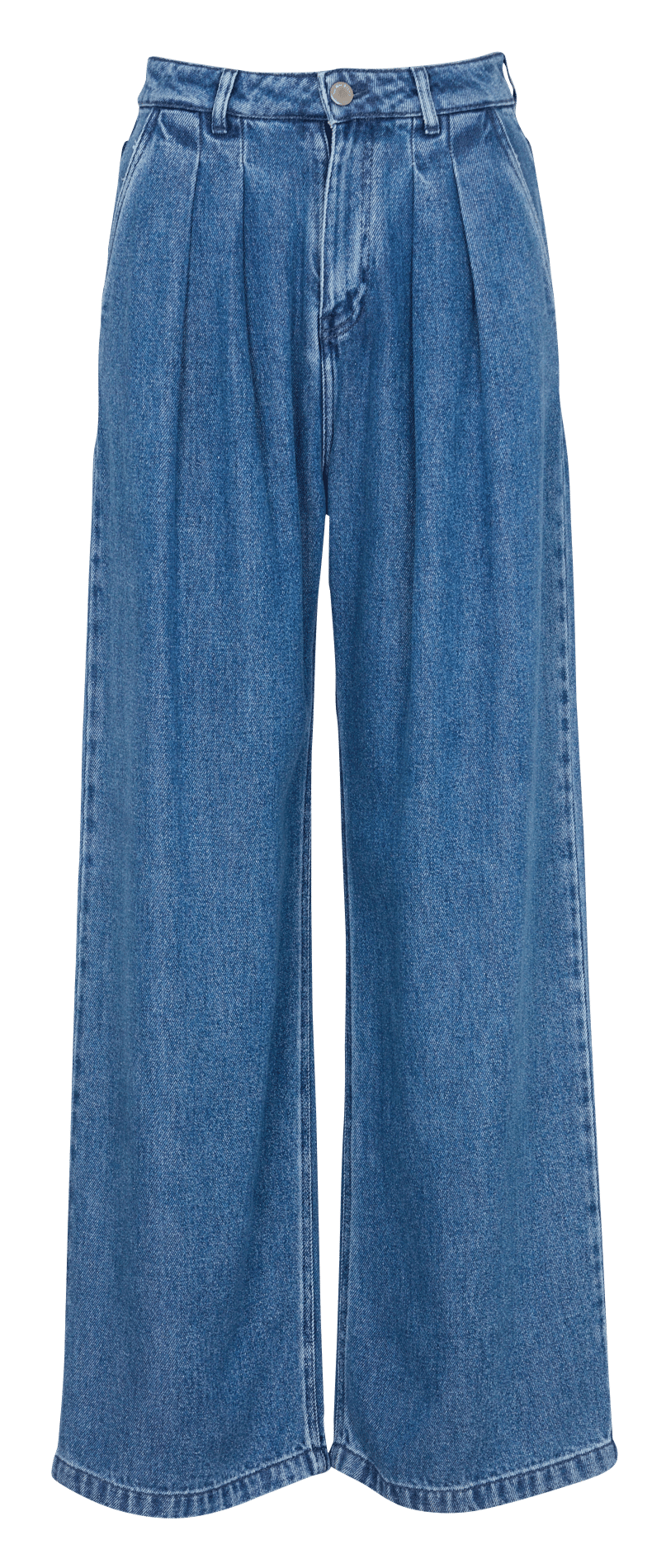 Weite, weiche Jeanshose THE NEW SOCIETY Blau