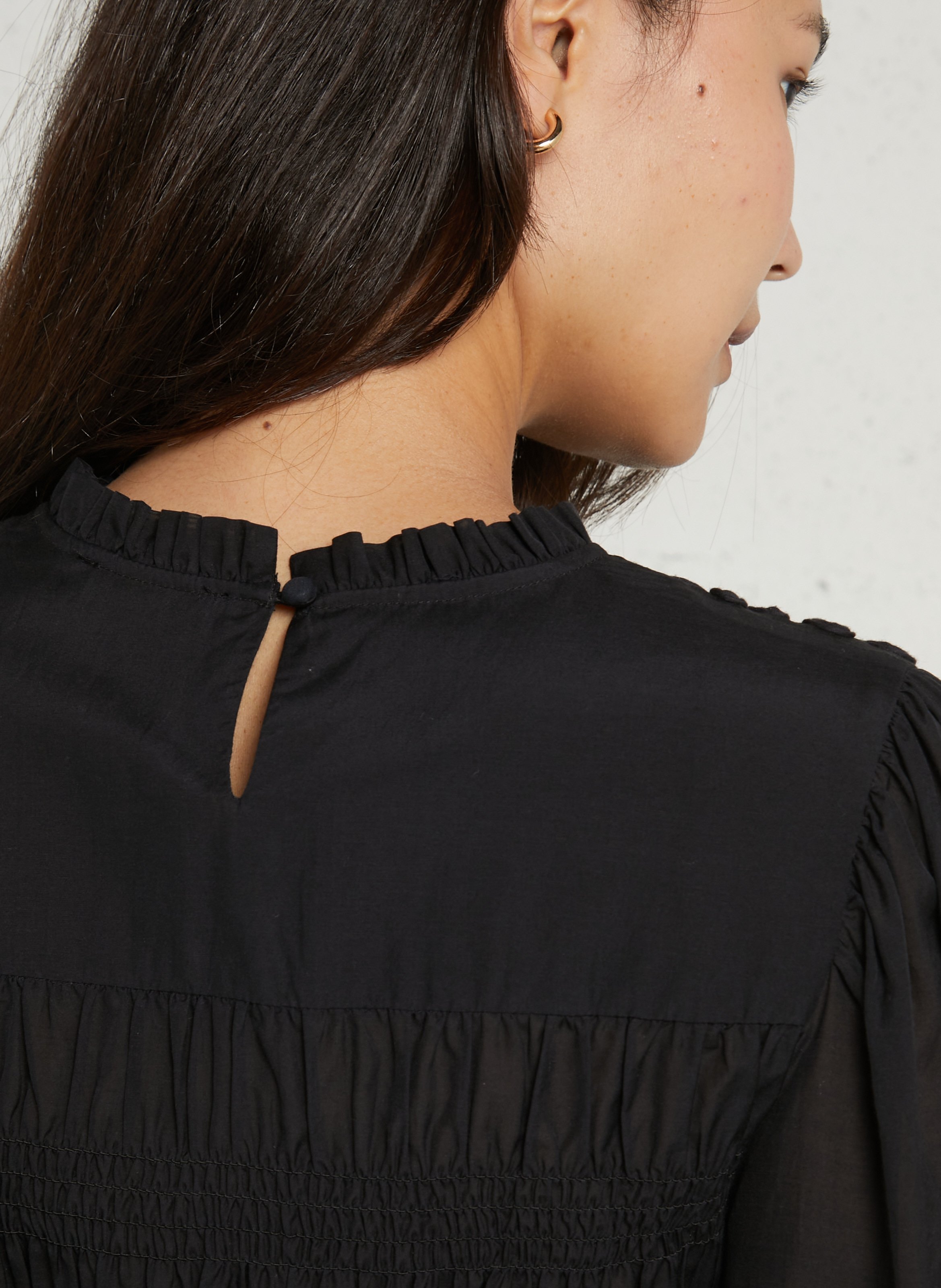 Blouse col rond  LOUISE MISHA Noir