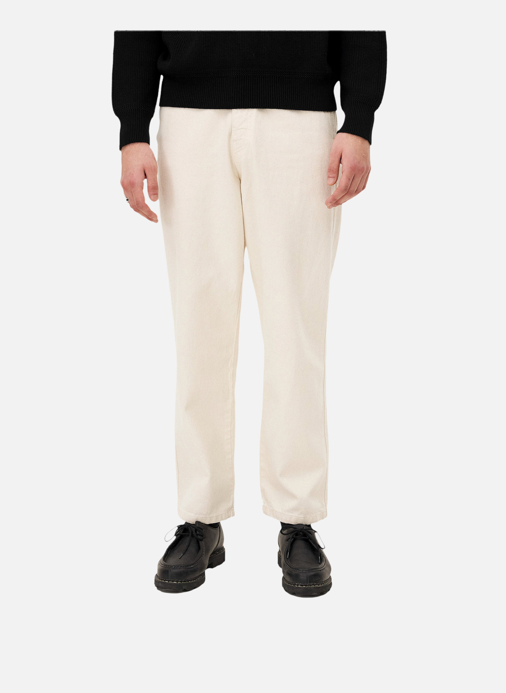 Wide-leg jeans Calder Ecru Noyoco Red