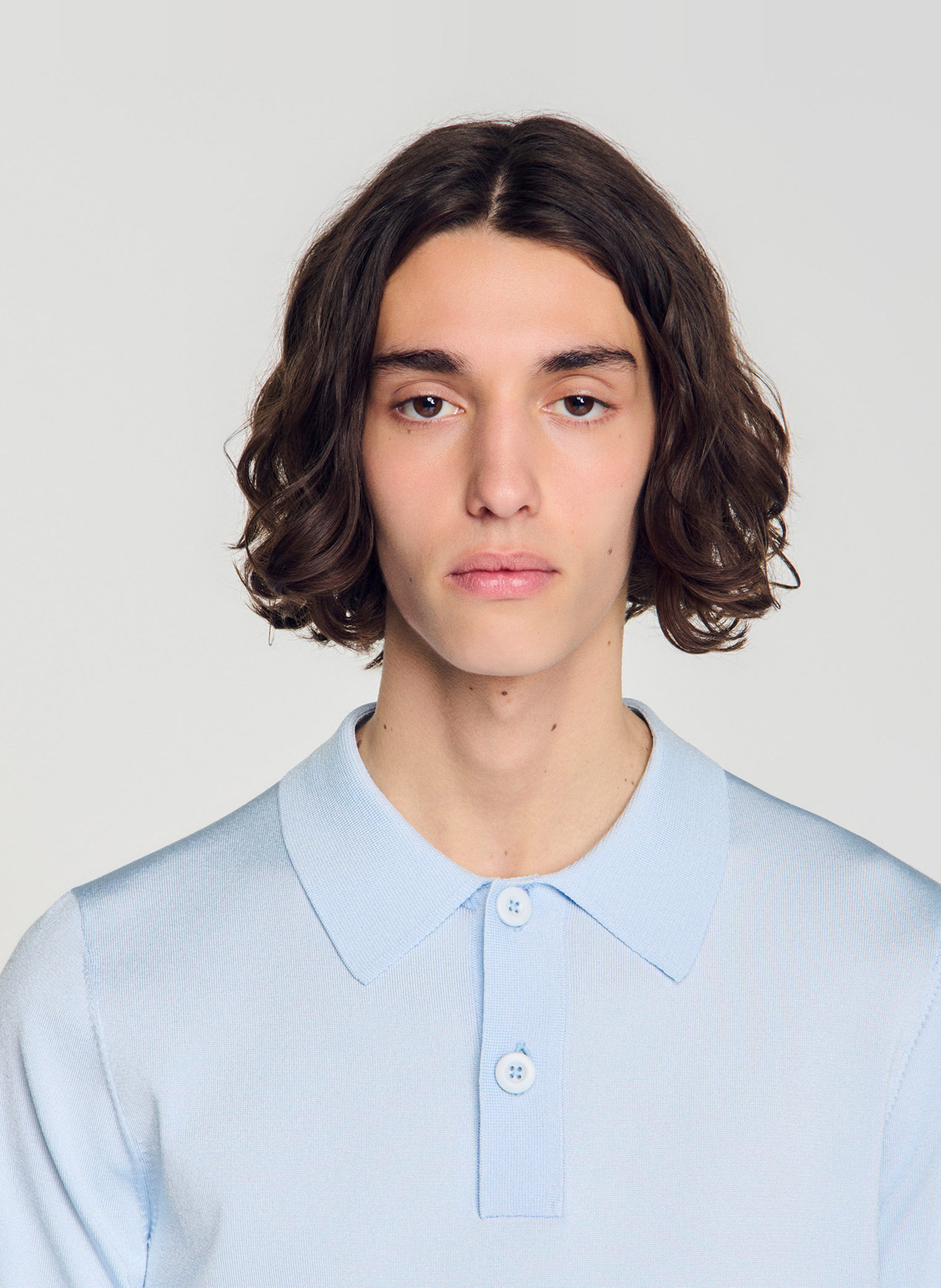 Polo regular fit  | Bleu SANDRO Homme