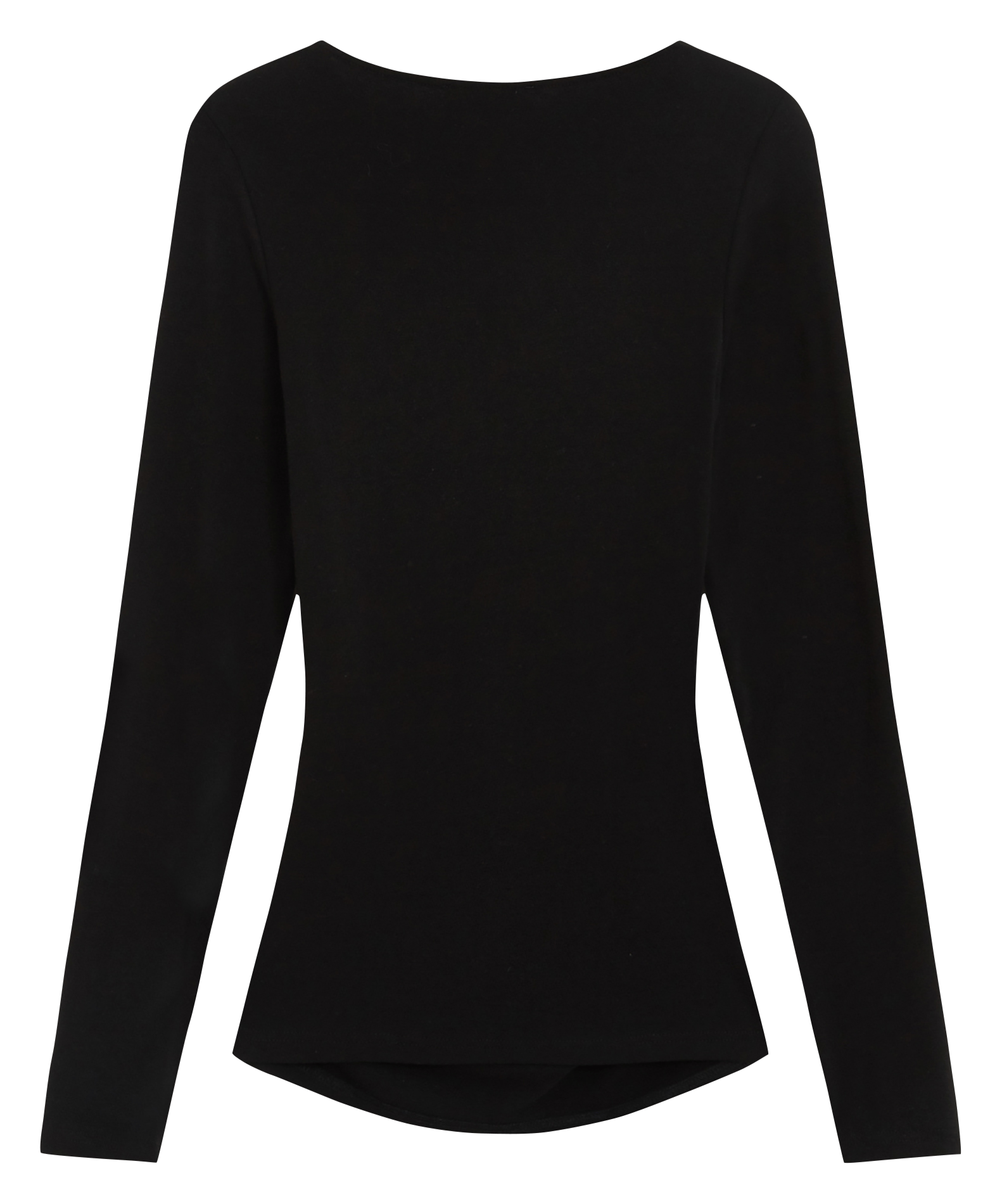 Top moulant col V GRACE ET MILA Noir