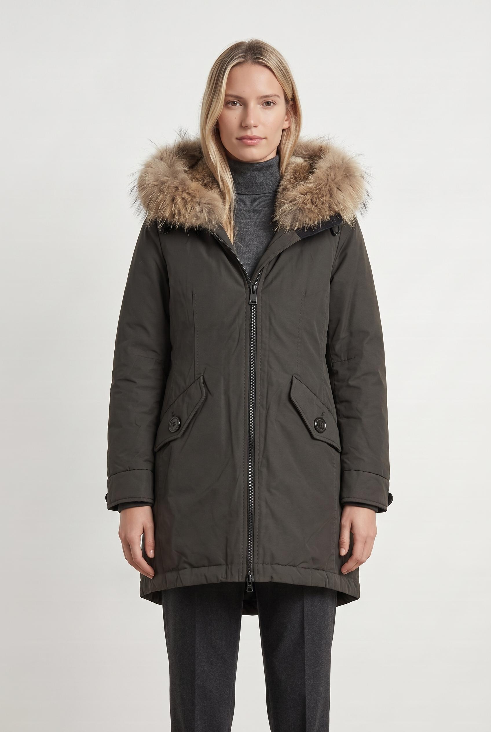 Padded jacket MONCLER - Seconde Main Green