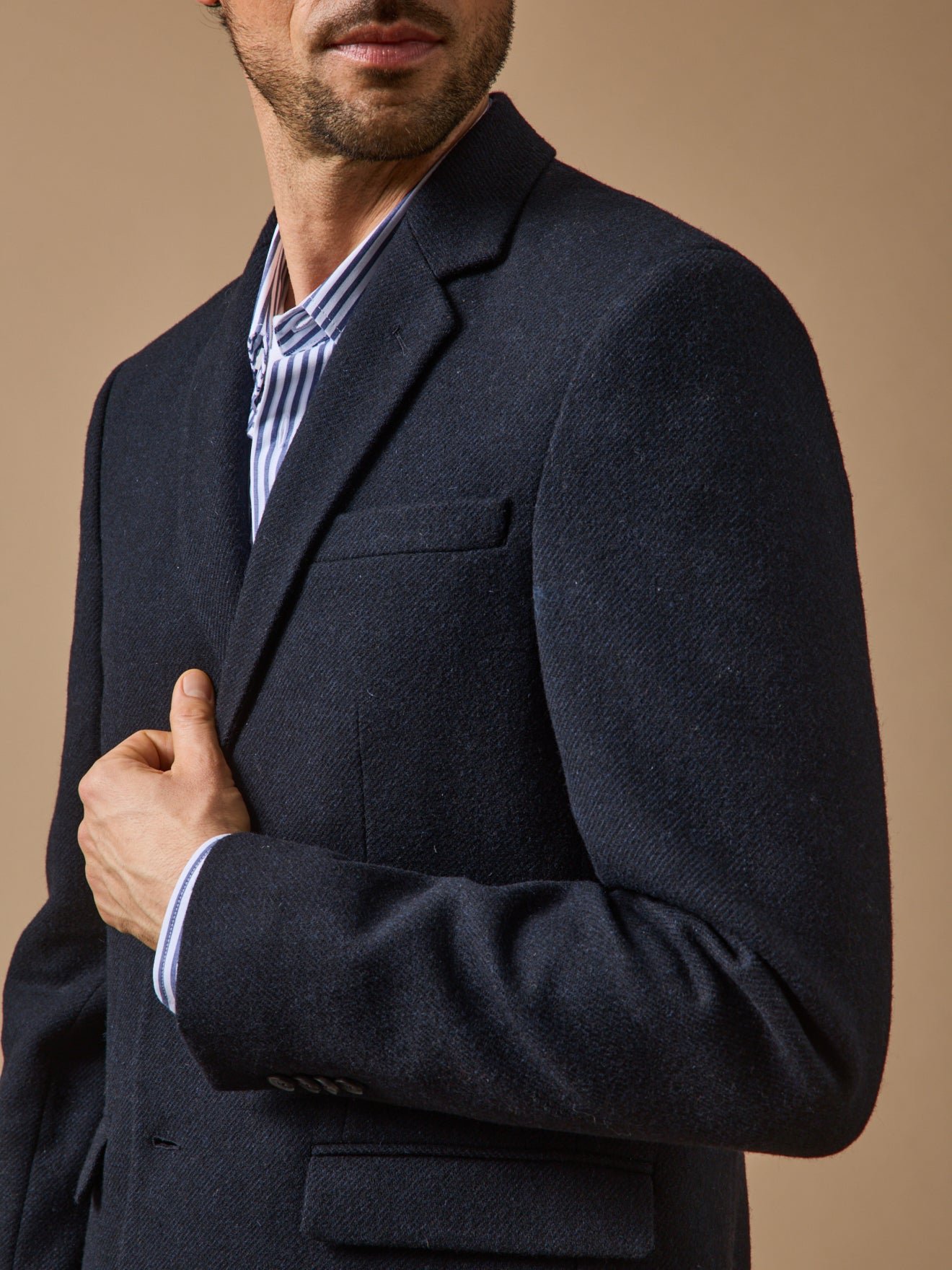 Wool blazer CYRILLUS Blue