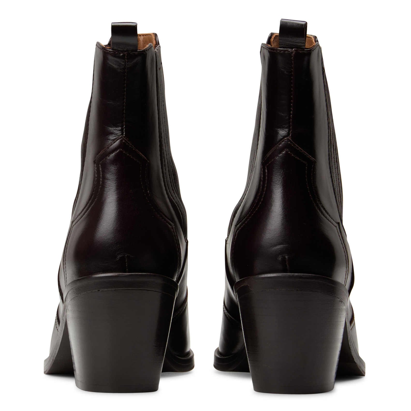 Leren cowboylaarzen BOBBIES Bruin