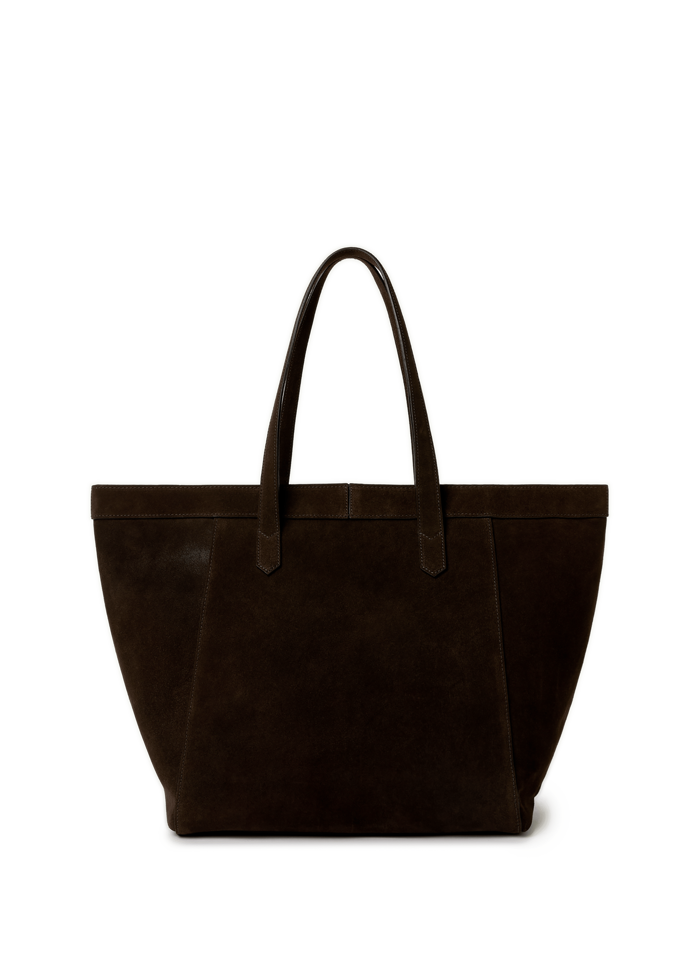 Enzo suede leather tote bag SAISON 1865 Brown